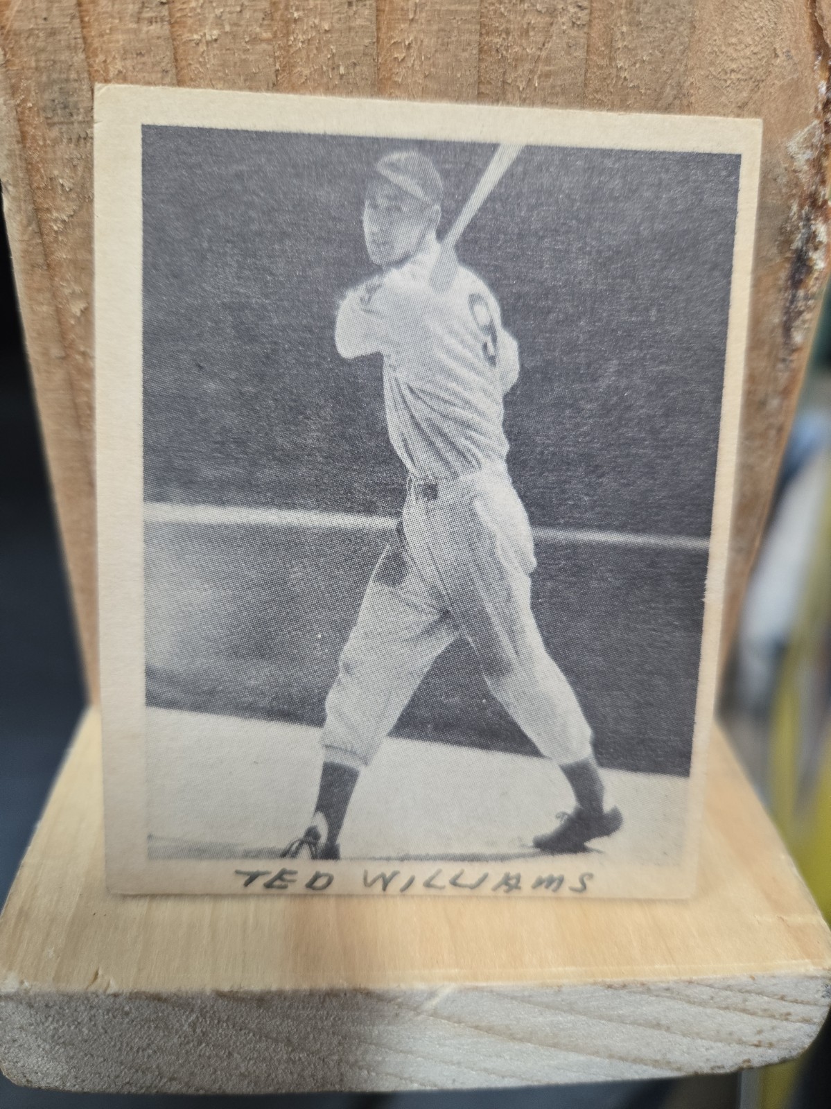 1939 Play Ball #92 Boston Red Sox Ted Williams Authentic Rookie RC Written On 1939 Play Ball #92 Boston Red Sox Ted Williams Authentic Rookie RC Written On