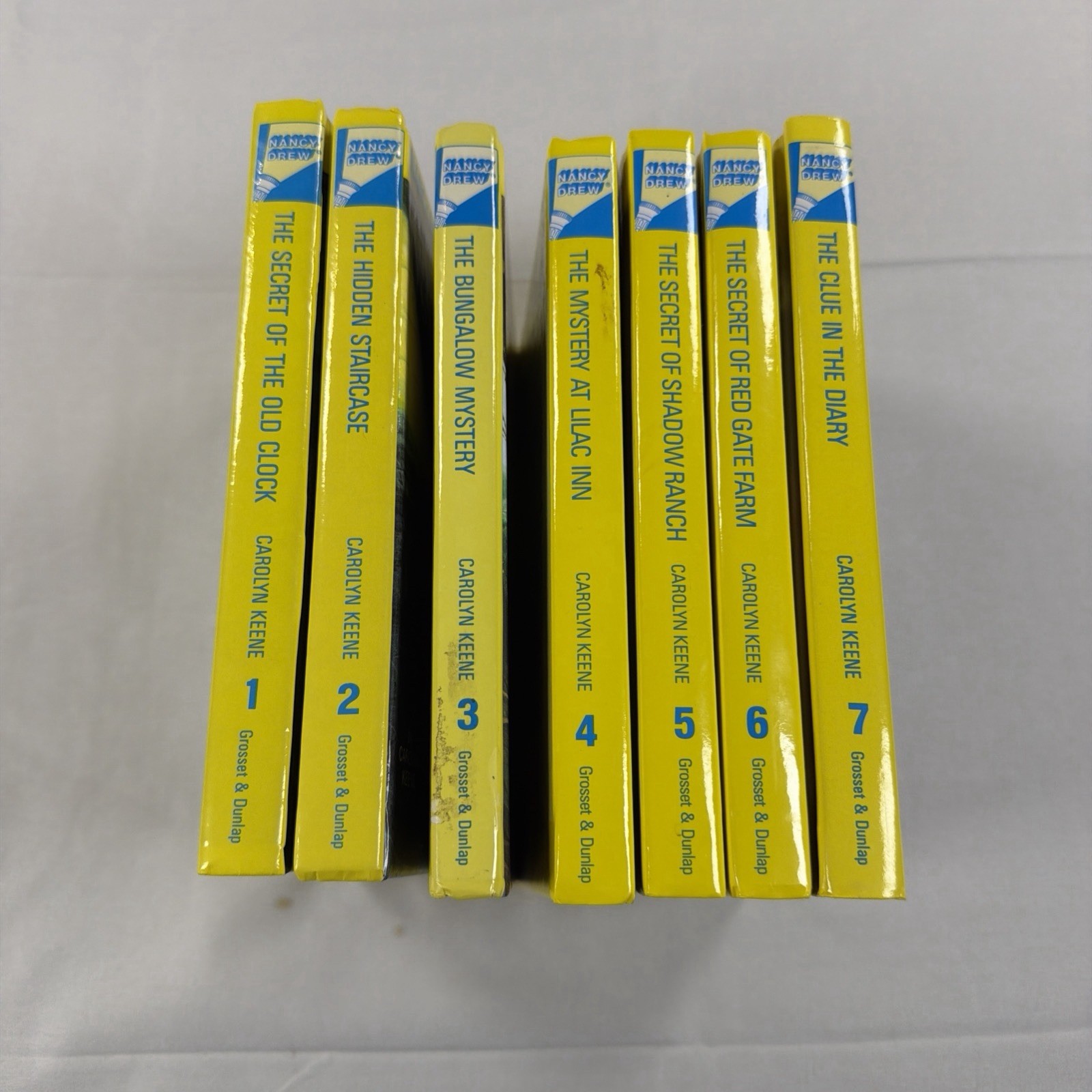 Nancy Drew 1-7 Lot 1990s 2007 Grosset