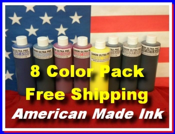 Compatible Canon PFI-4000S, PFI-6000S Printer Refill Kit, 8 - 130 ml Bottles 