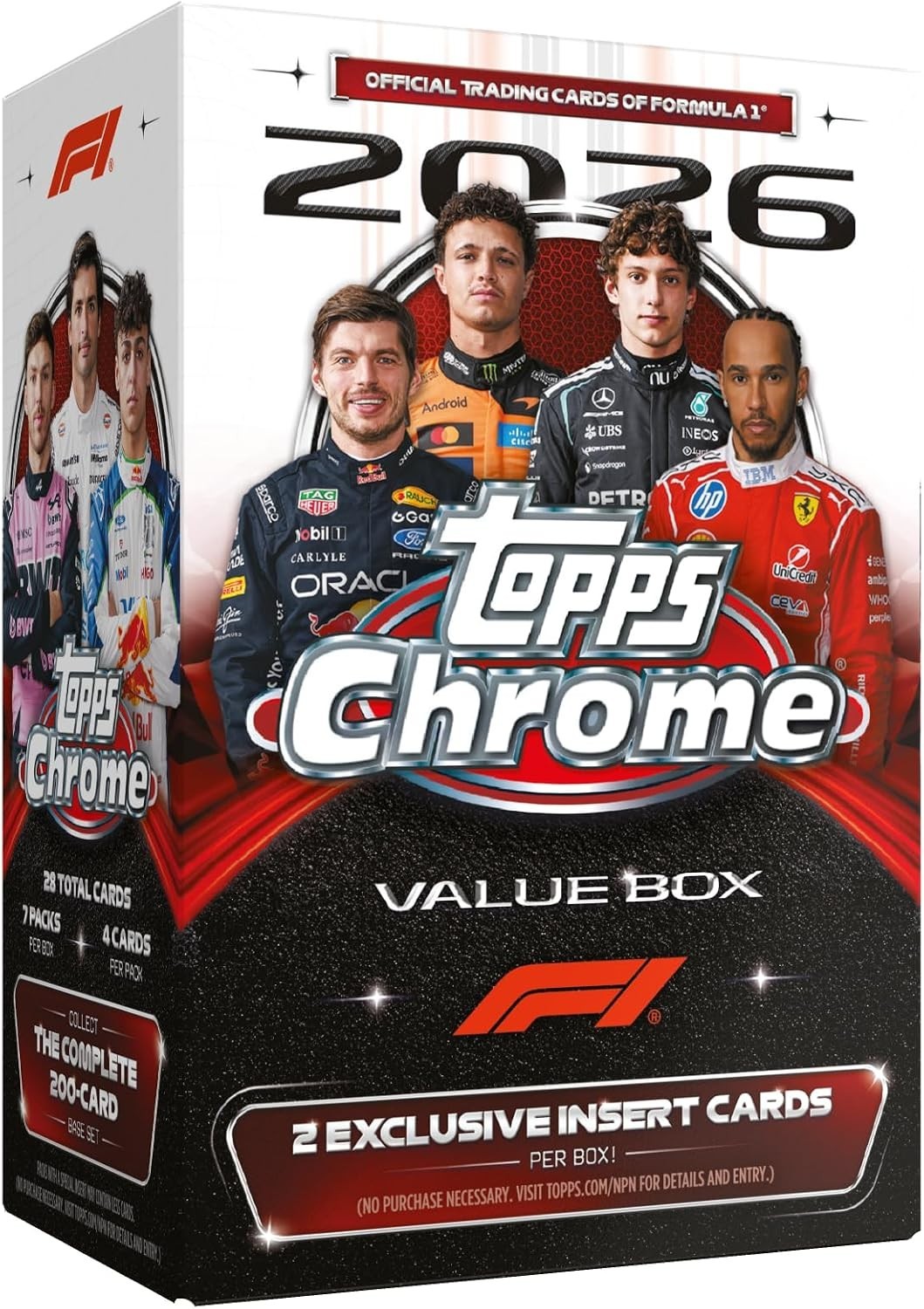 2026 Topps Chrome Formula 1 Value Box F1 - New / Factory Sealed  - PRESALE