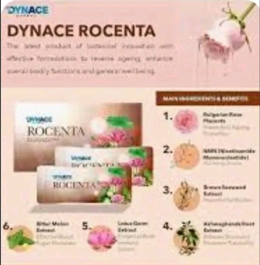 3 Packs of DYANCE ROCENTA 