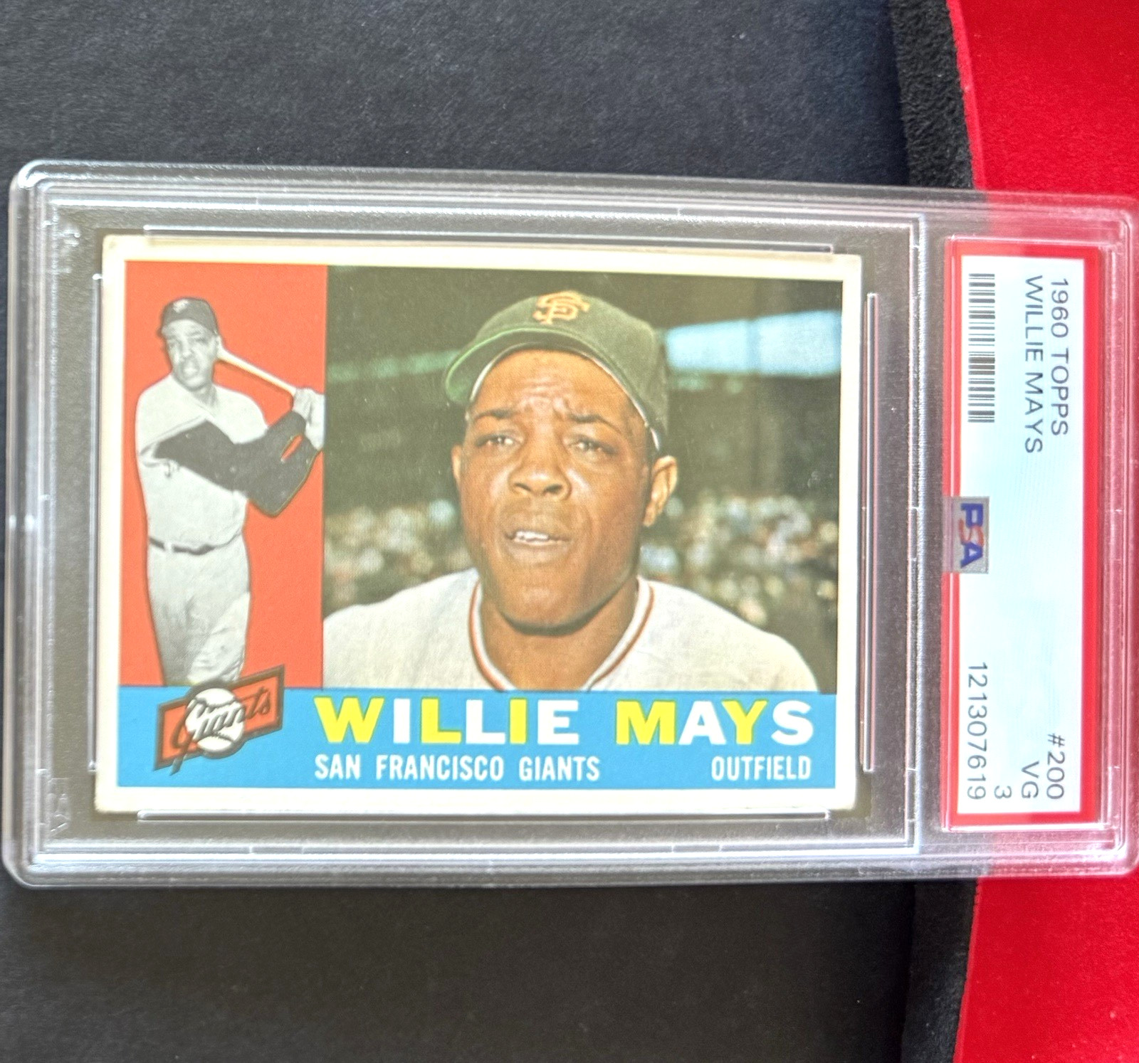 Willie Mays Topps 1960 Baseball Card PSA 3 #200 ***Centering***HOF Willie Mays Topps 1960 Baseball Card PSA 3 #200 ***Centering***HOF