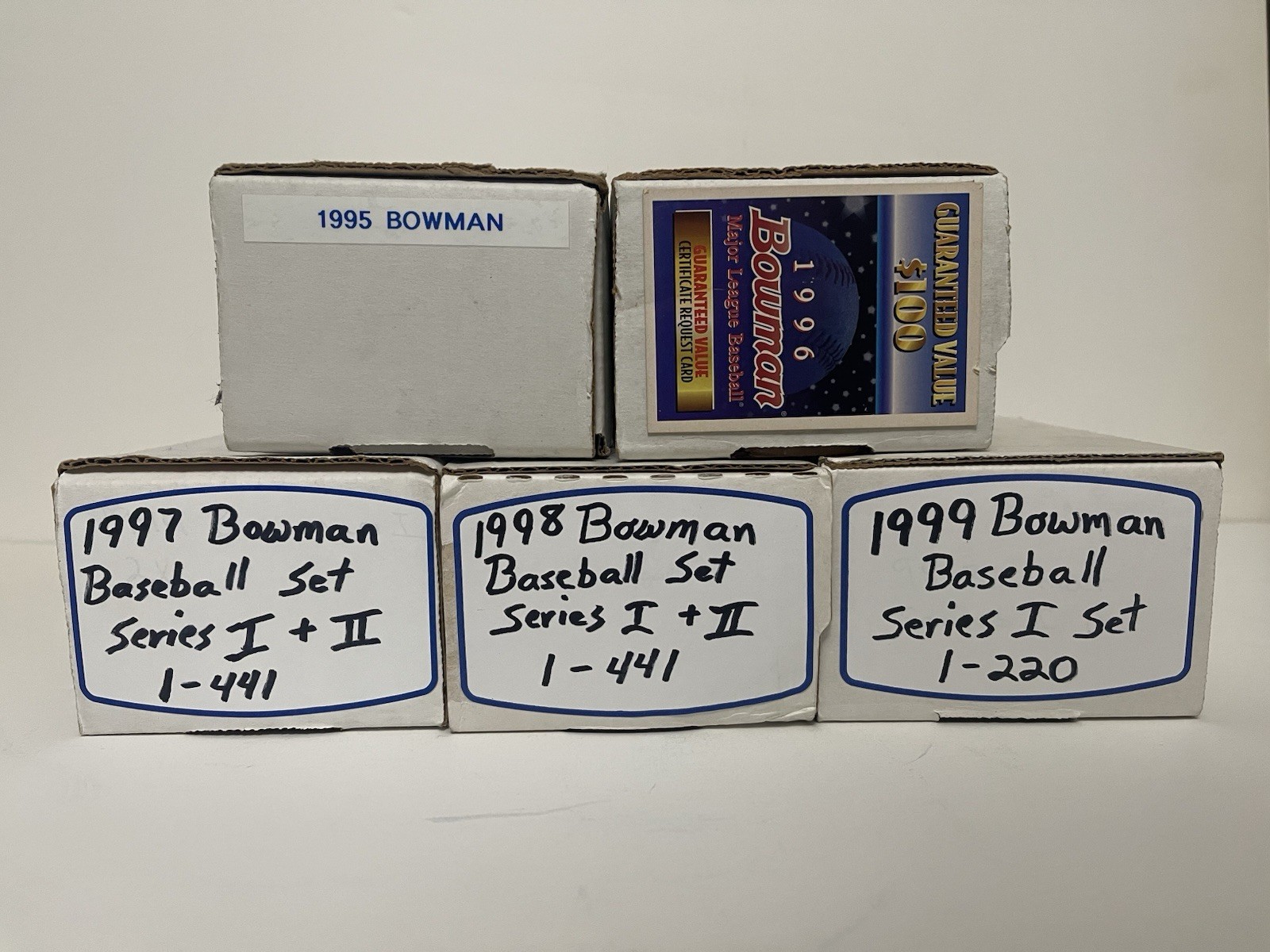 Bowman 1995-1999 Baseball set lot 
