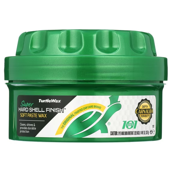 Turtle Wax 50810 Super Hard, Shell Paste Wax, 14 oz ( 1 Pack ) - Turtle Wax 50810 Super Hard, Shell Paste Wax, 14 oz ( 1 Pack ) -