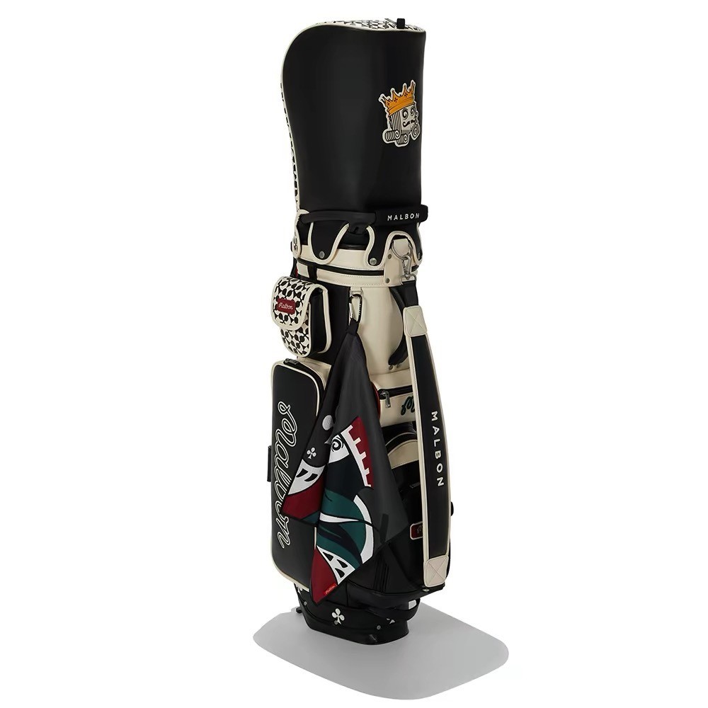 MALBON GOLF Caddy Bag Stand Type King 7-way 3.8Kg w/Hood cover - 