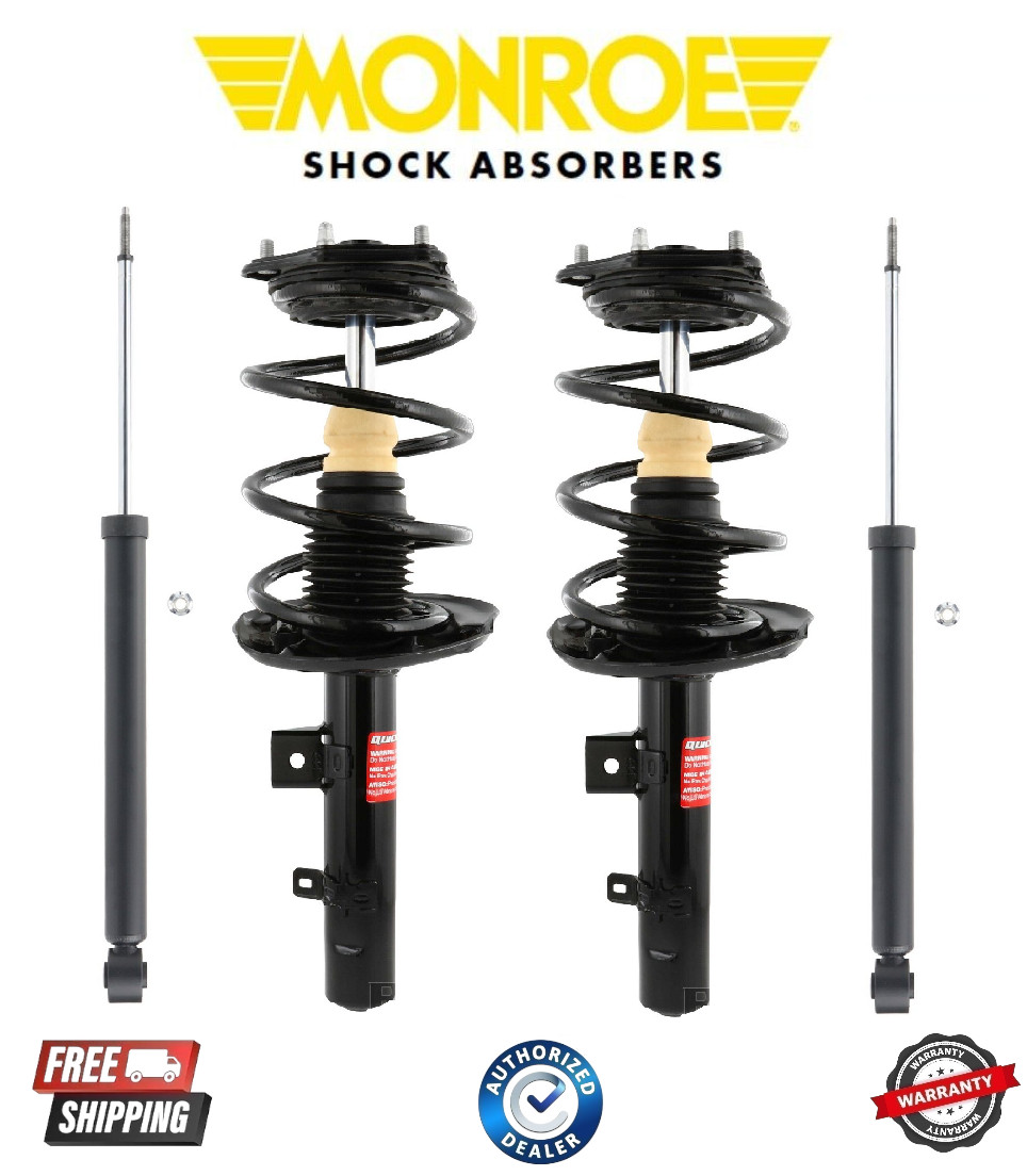 Complete Kit Monroe Front Coil Spring & Rear Shock For 18-22 Honda Accord Complete Kit Monroe Front Coil Spring & Rear Shock For 18-22 Honda Accord
