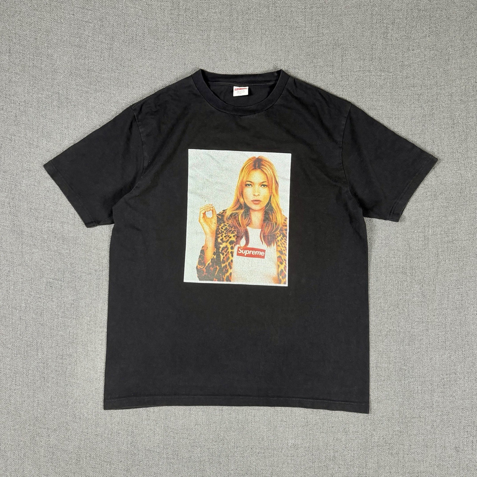 Rare Supreme Kate Moss Photo Tee Black  XL Box Logo Collaboration