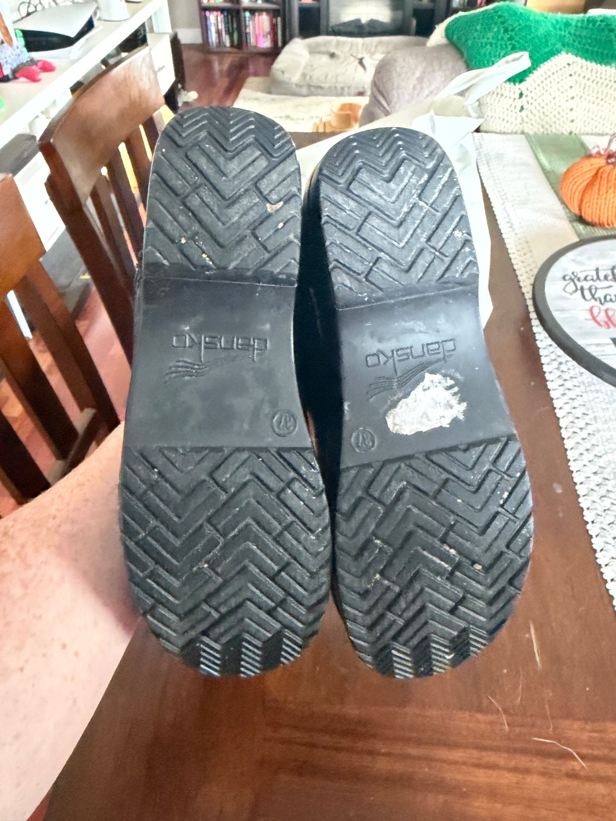 Dansko Black Women\'s Professional Clogs Size 37 Or 7 New