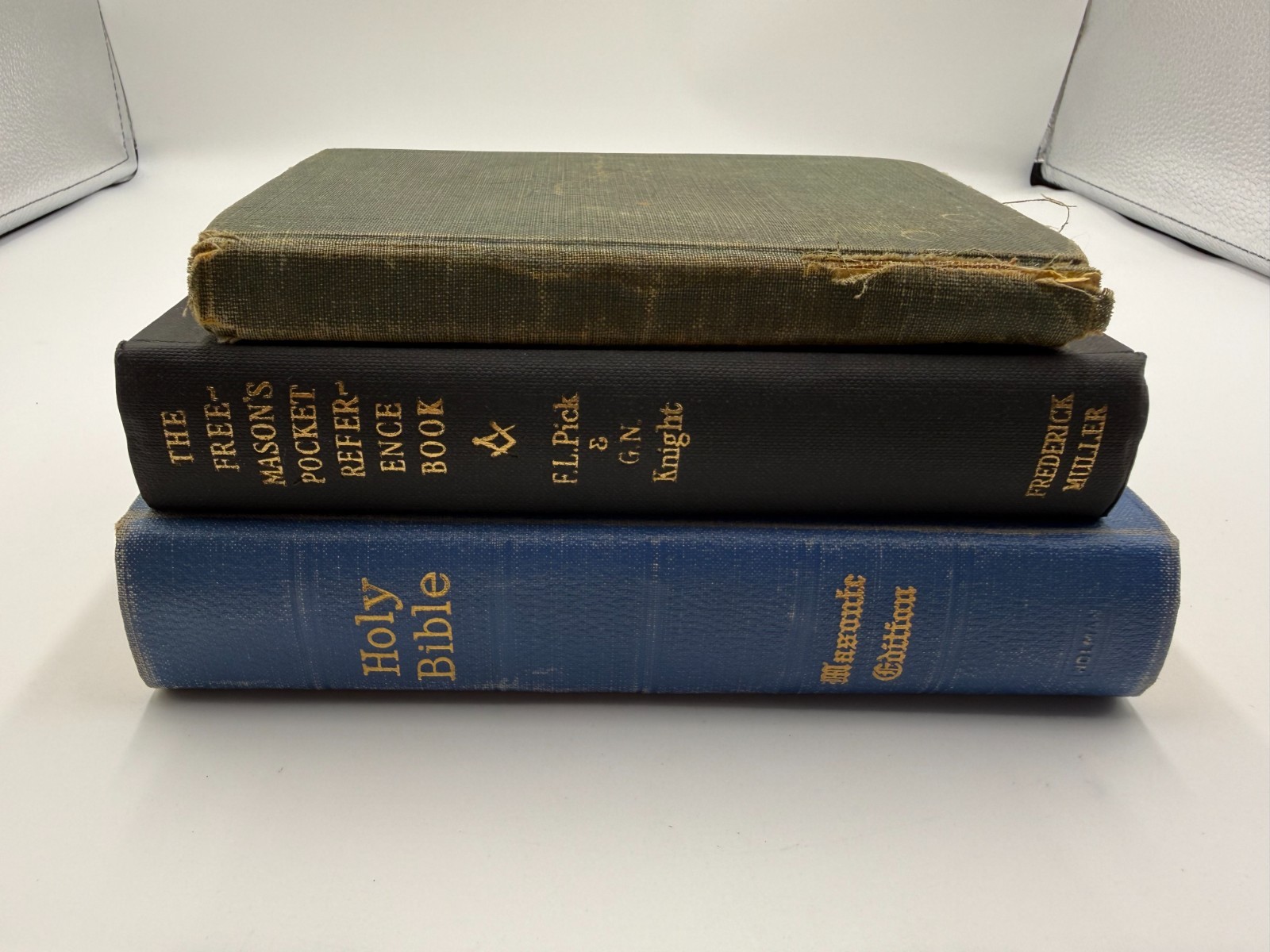 Vintage Freemason's / Masonic Bible, Pocket Reference Book & Ritual Book