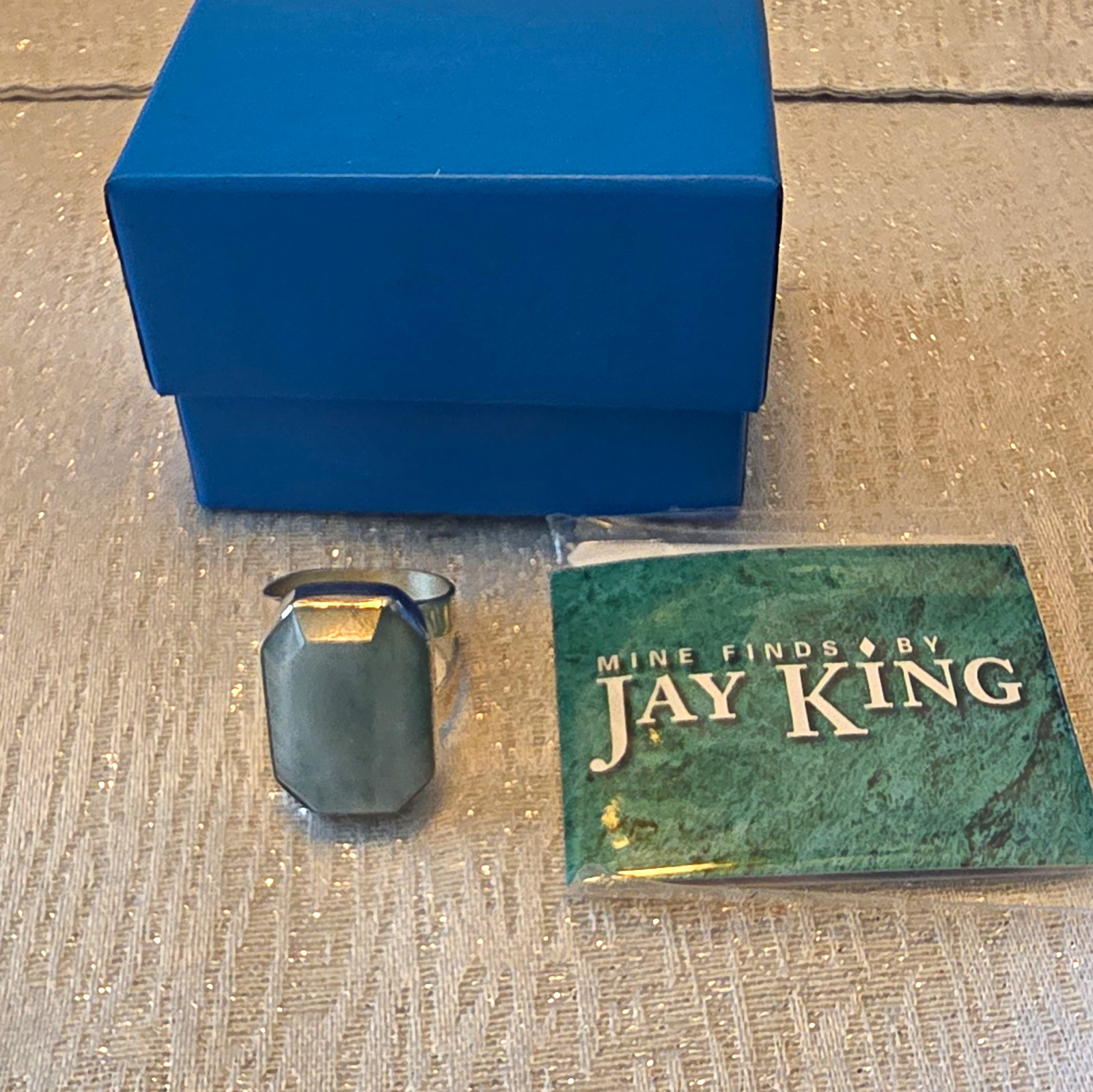 Mine Finds by Jay King 925 Sterling Bezel Octagon Aquamarine Ring 7 Mine Finds by Jay King 925 Sterling Bezel Octagon Aquamarine Ring 7