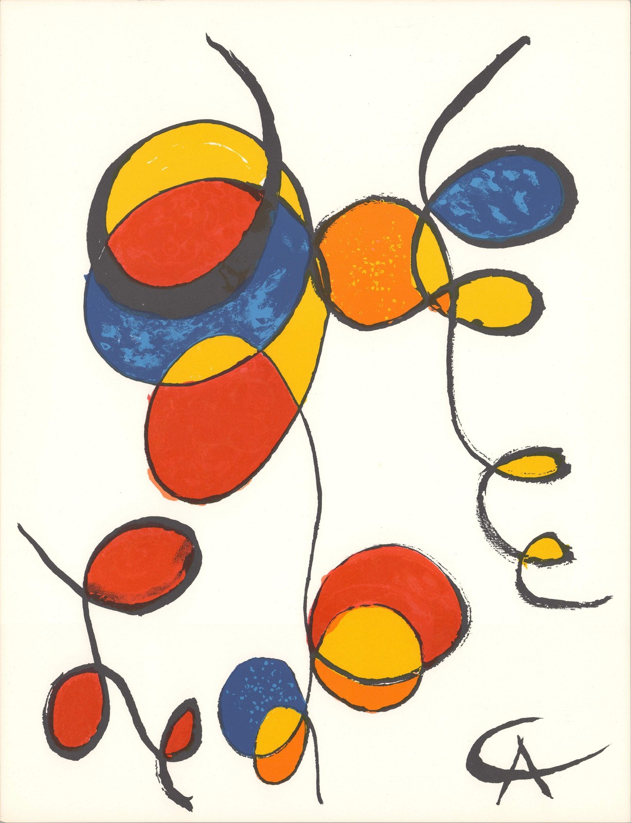 ALEXANDER CALDER Spirales 15\