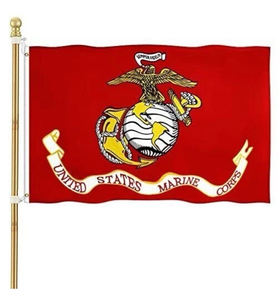 4X6 US Marine Corps USMC Military Flags Outdoor US Marines (Officially Licensed)