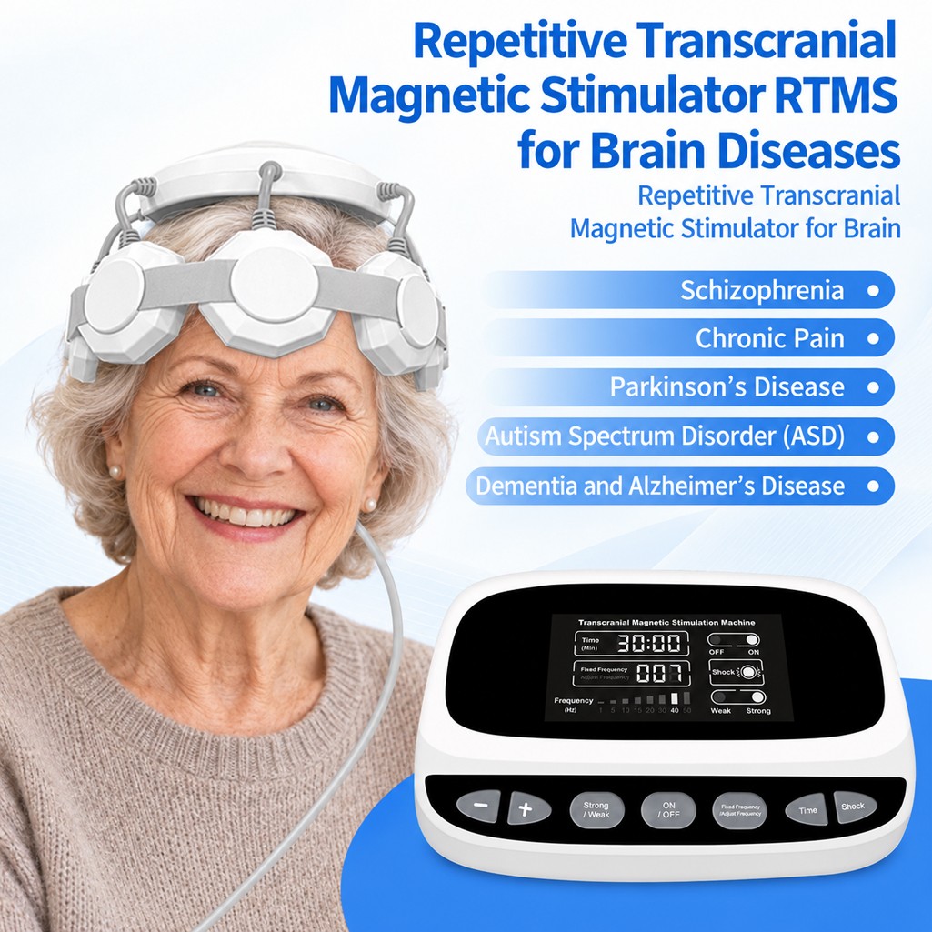 Professional rTMS Transcranial Magnetic Device for Depression Migraine BrainCare