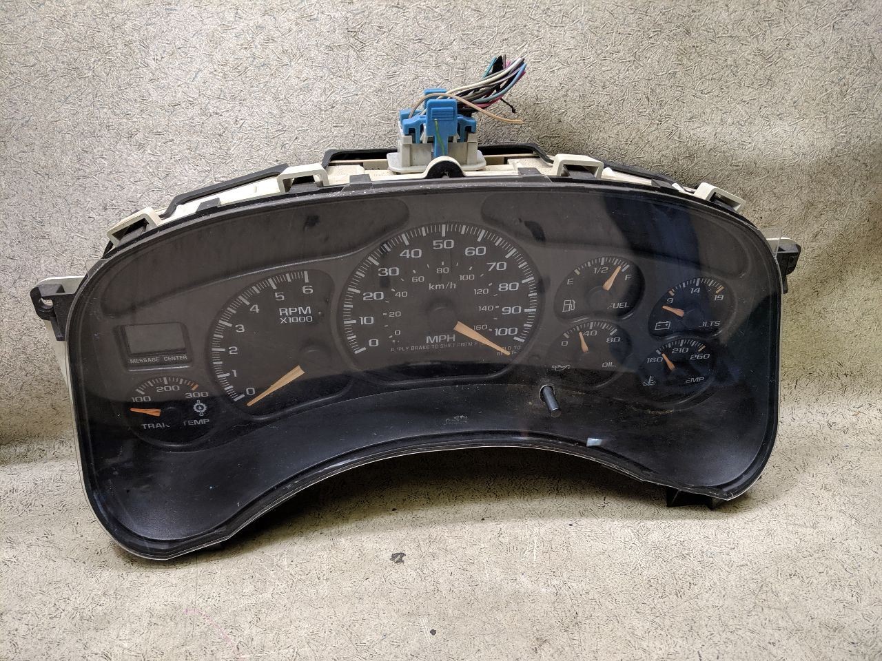 Speedometer Instrument Cluster MPH Fits 00-02 GMC SIERRA PICKUP TRUCK b0-25