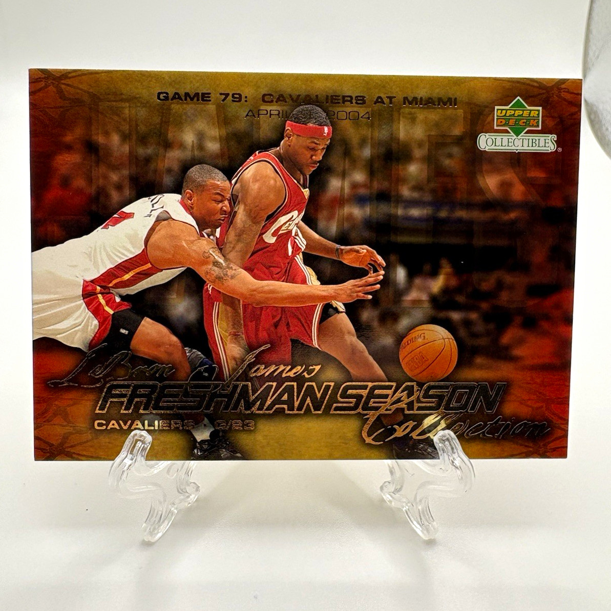 2003-04 Upper Deck LeBron James Freshman Season Collection #83 Rookie Base