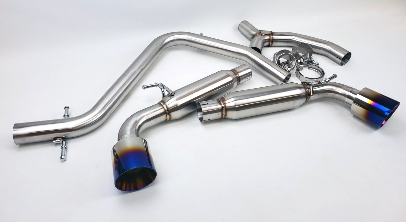 VW 10-14 Volkswagen BURNT TIPS 2.0T MK6 10-14 Golf GTi Catback Exhaust System