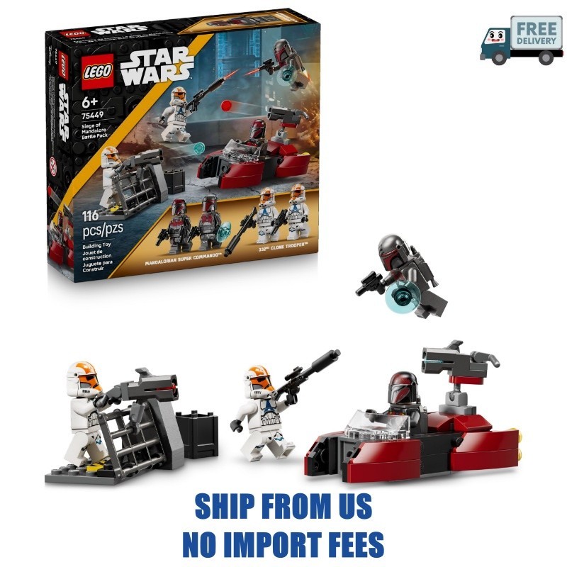 LEGO Star Wars Siege of Mandalore Battle Pack Building Toy for Boys & Girls - Th