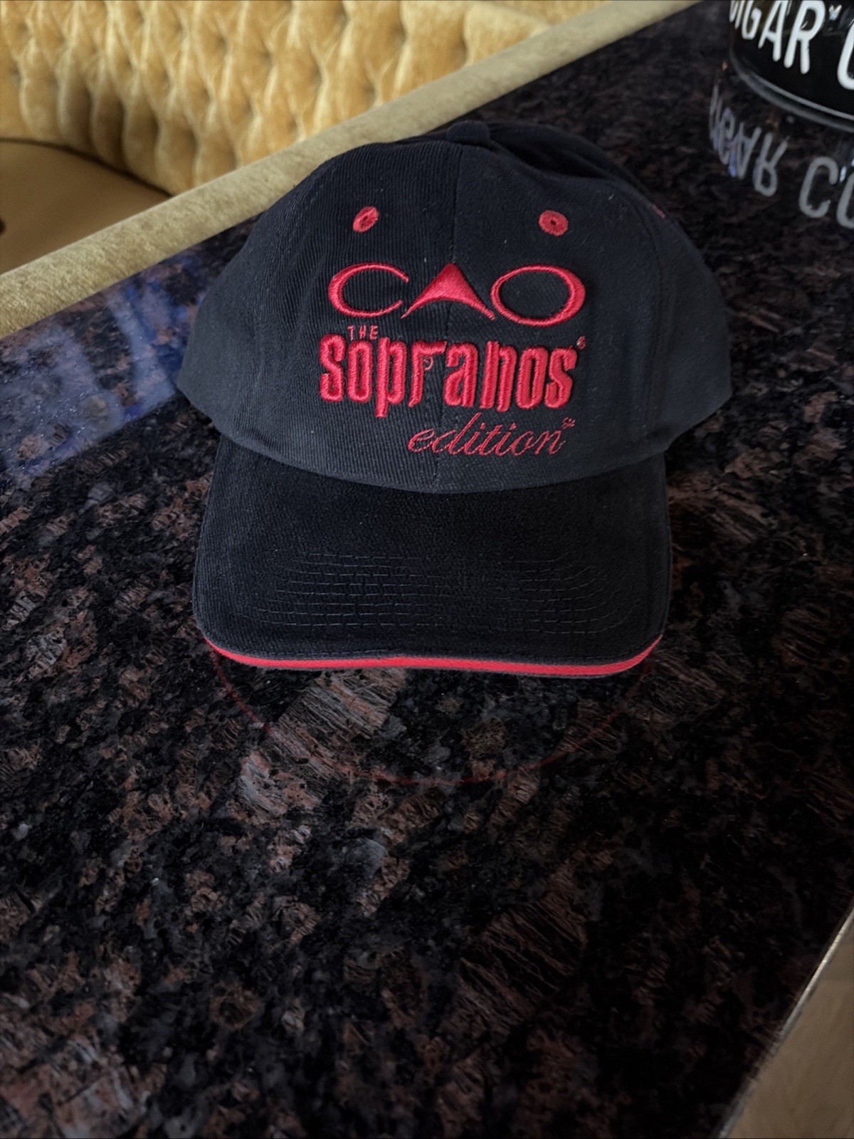 Vintage CAO Cigars The Sopranos Edition Hat Cap Strap Back New