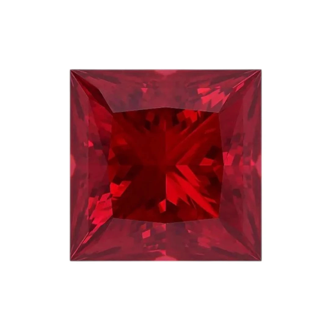 CERTIFIED 4.00 Ct Earth-Mined Natural red Diamond princess cut LOOSE VVS1/ 10 mm CERTIFIED 4.00 Ct Earth-Mined Natural red Diamond princess cut LOOSE VVS1/ 10 mm