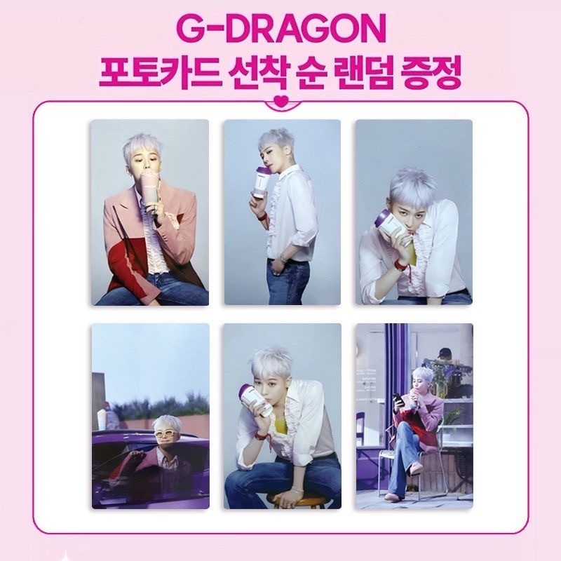 G-DRAGON GD Kwon Jiyong Official Offline Exhibition Photocard Postcard Album Car