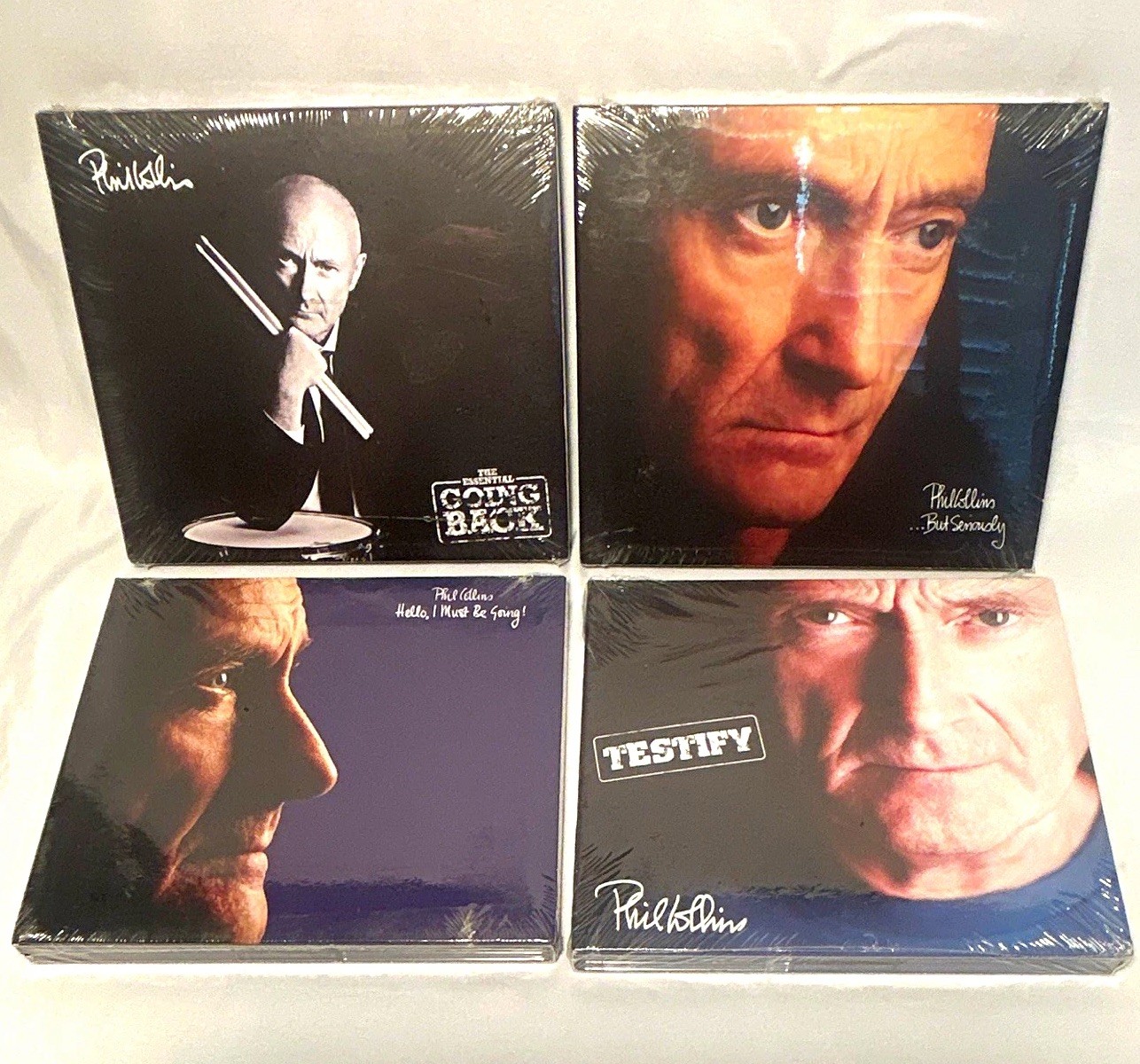 Phil Collins 4-CD Lot: Going Back, But Seriously, Testify, Hello I Must Be Going Phil Collins 4-CD Lot: Going Back, But Seriously, Testify, Hello I Must Be Going