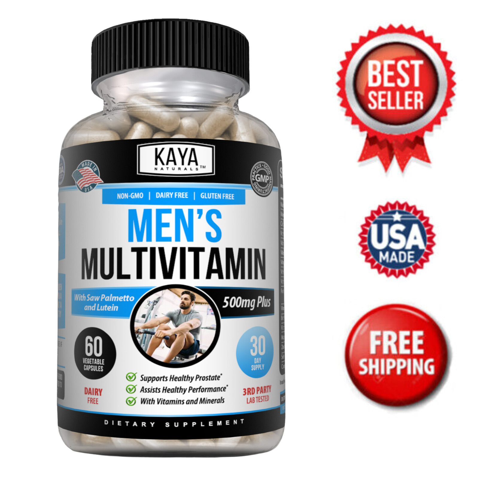 Multi Vitamin for Men 60ct Mens Prostate Multivitamin Multimineral Daily Multi Vitamin for Men 60ct Mens Prostate Multivitamin Multimineral Daily