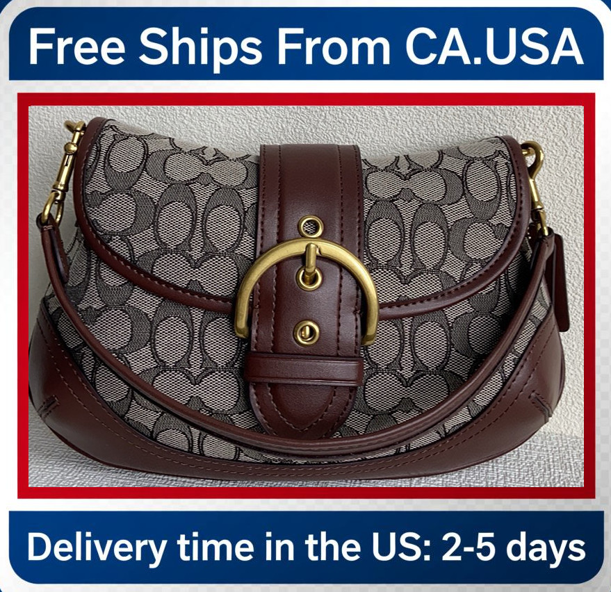 Soho Bag Signature Jacquard Shoulder Bag CJ814 