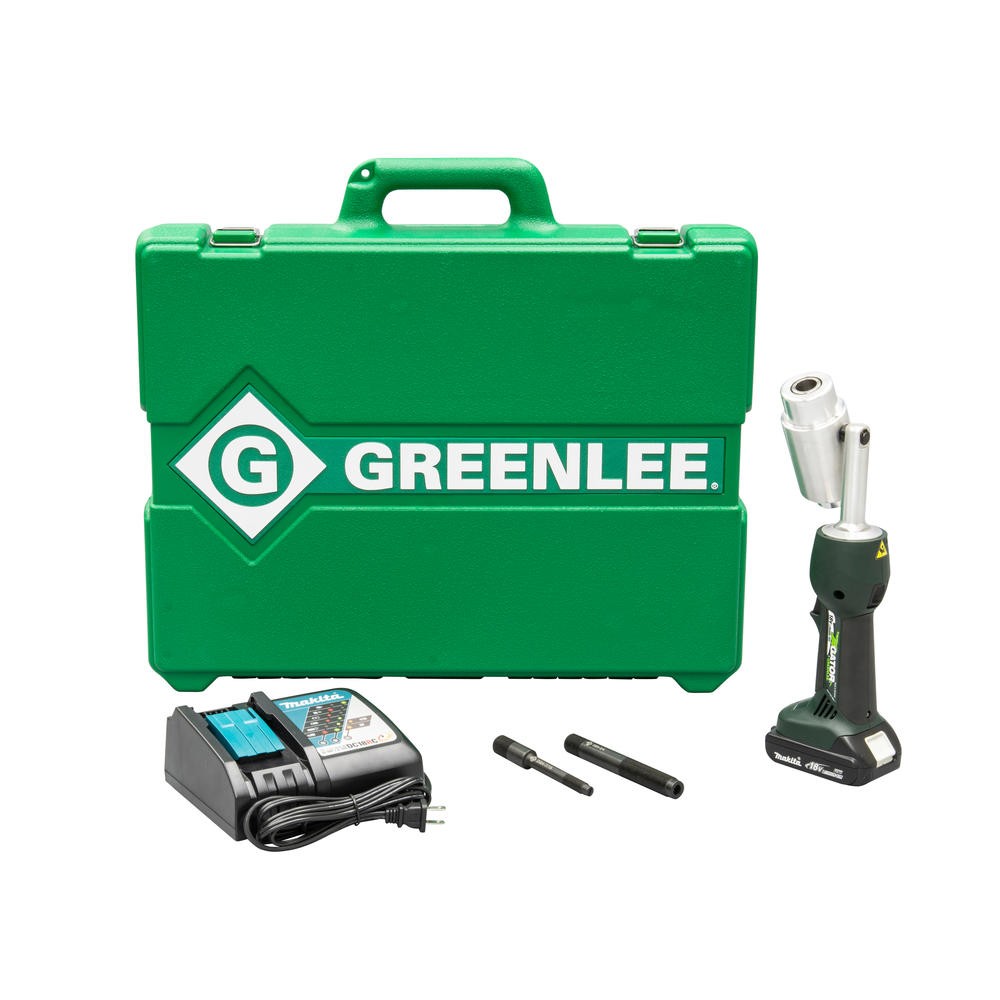 Greenlee LS50L11A Battery-Powered Knockout Punch Driver Tool Kit Greenlee LS50L11A Battery-Powered Knockout Punch Driver Tool Kit