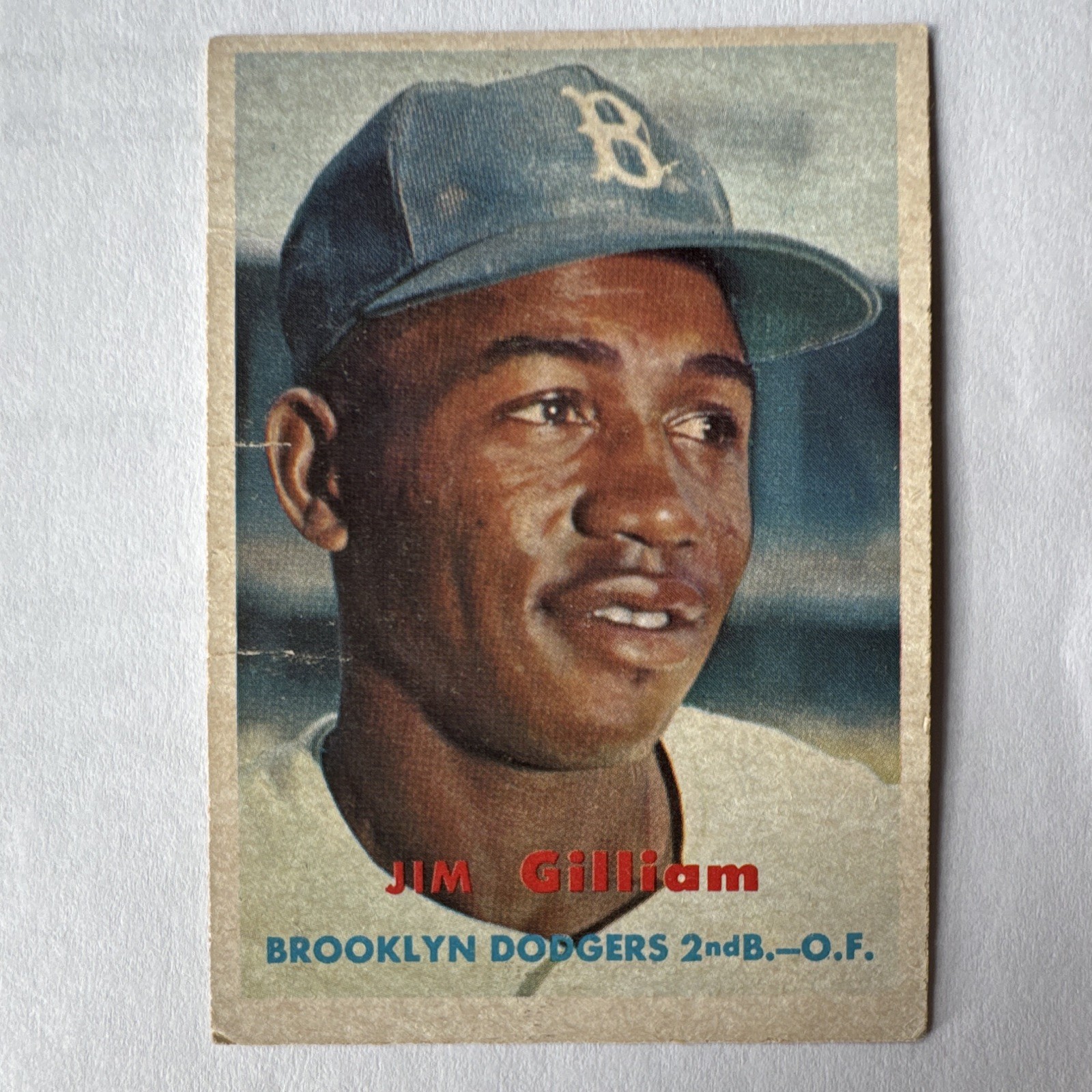 1957 Topps - Jim Gilliam #115 1957 Topps - Jim Gilliam #115