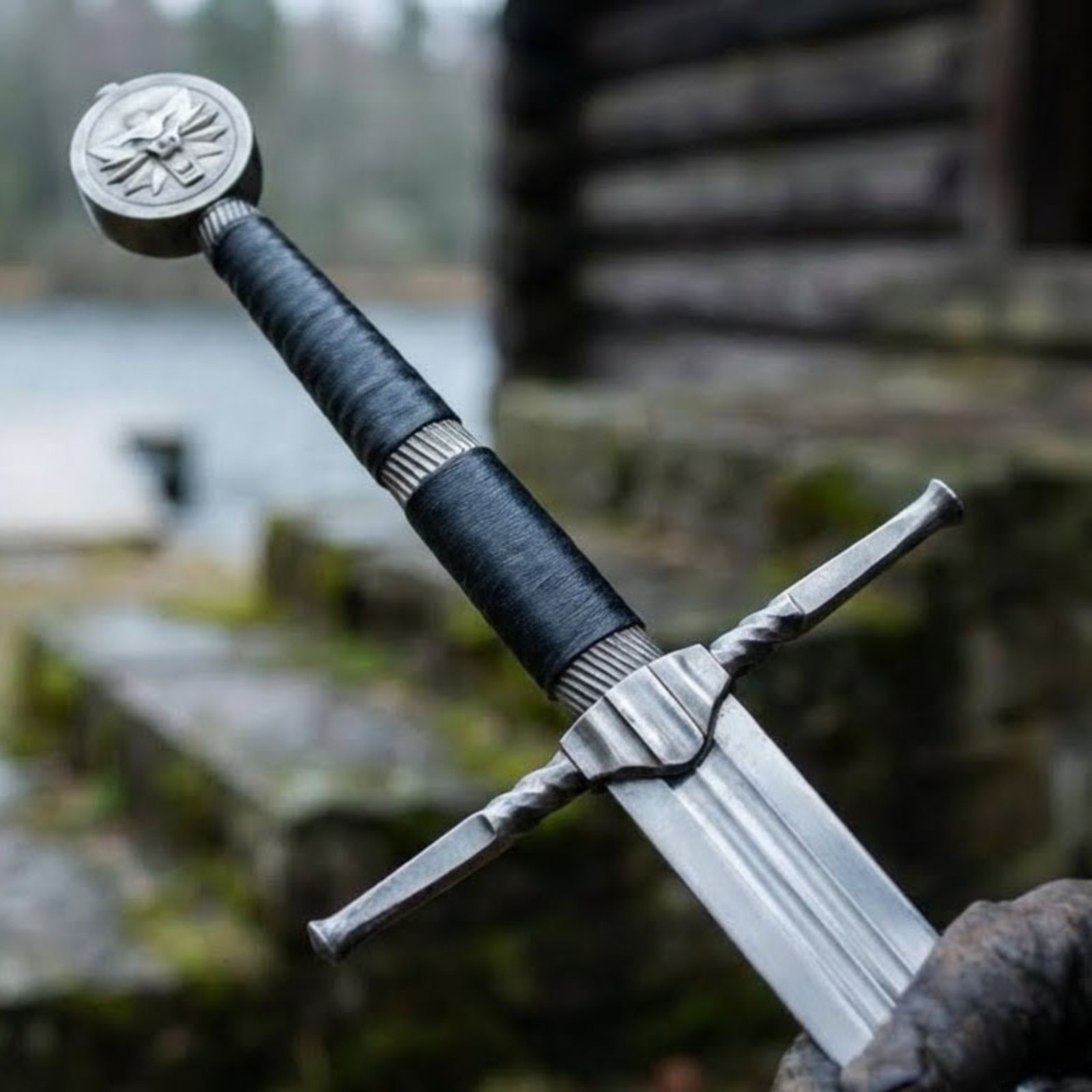 The Witcher 3 Custom Handmade White Wolf Sword Geralt of Rivia Replica, 40 Inch
