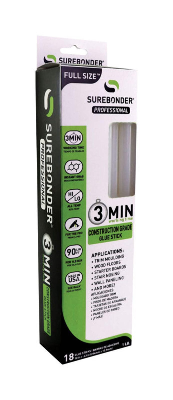 SUREBONDER - Surebonder .41 in. D X 10 in. L 3 Minute 3 Minute Construction Grad