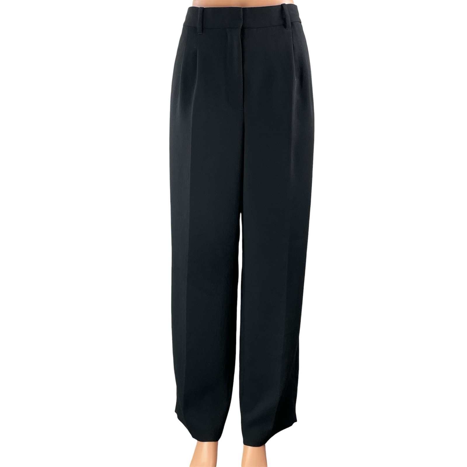 Aritzia Wilfred The Effortless High Rise Pleated Wide Leg Trouser Dress Pants S Aritzia Wilfred The Effortless High Rise Pleated Wide Leg Trouser Dress Pants S