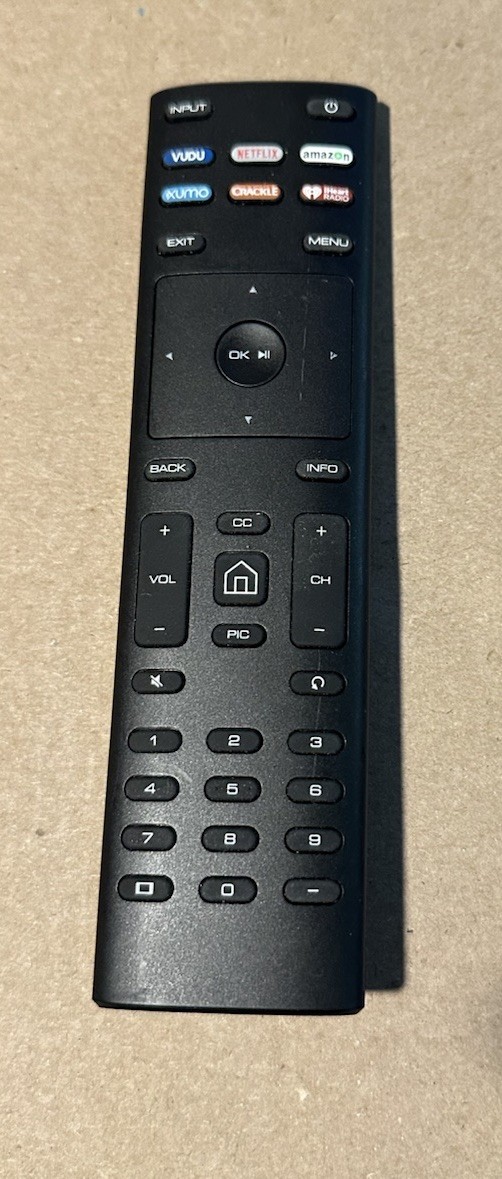 New XRT136 for Vizio Smart TV Remote Control w Vudu Amazon iheart Netflix 6 Keys