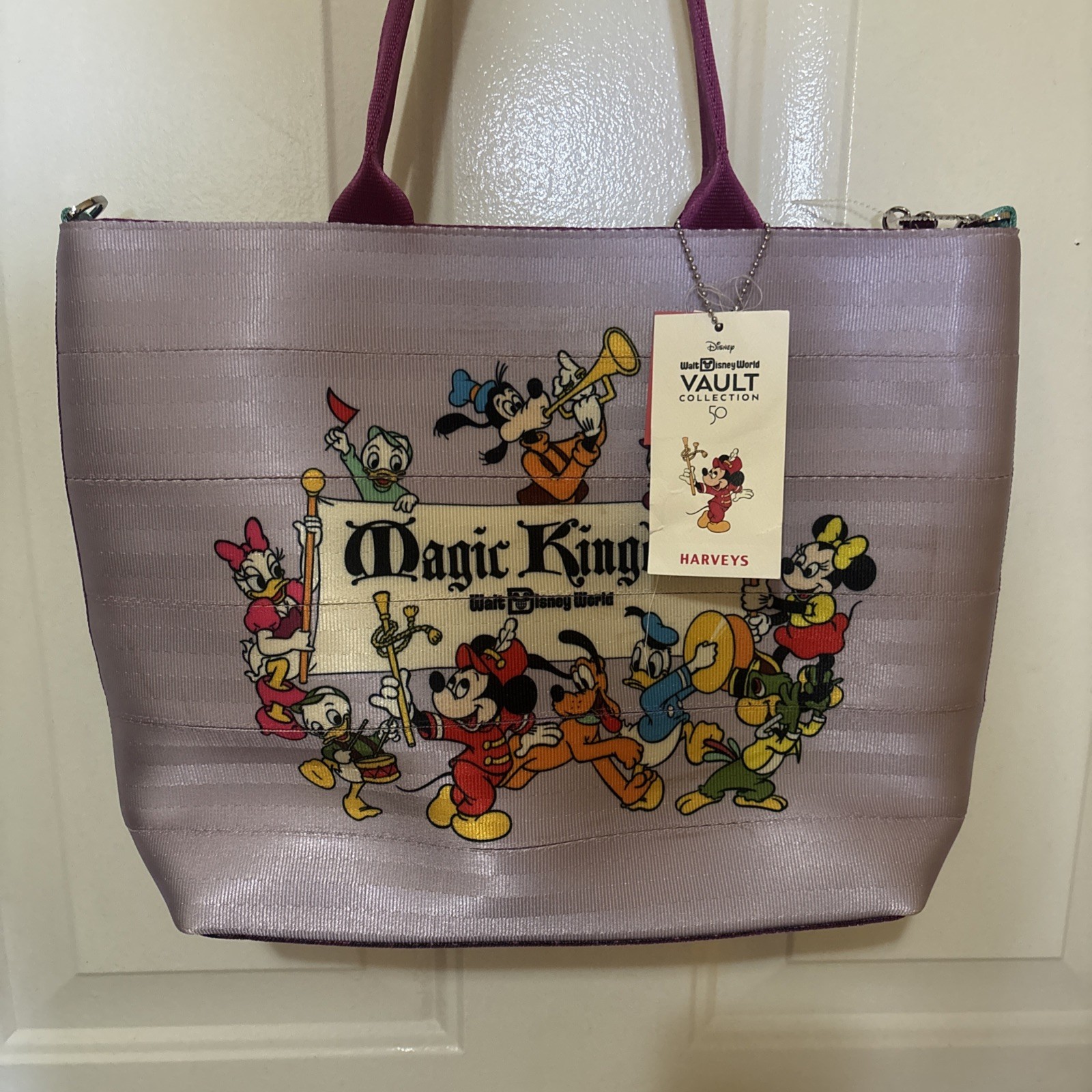 Disney Bag Harvey’s Vault Collection Tote Bag Magic Kingdom 50th Anniversary nwt Disney Bag Harvey’s Vault Collection Tote Bag Magic Kingdom 50th Anniversary nwt