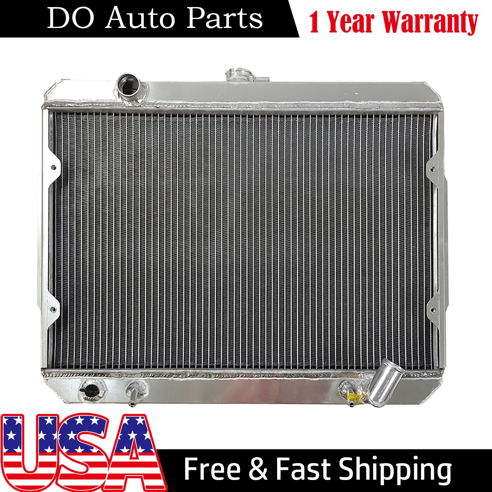 Aluminium Radiator for Dodge Ram 50 1987-1993 Mitsubishi Mighty Max 1987-1989