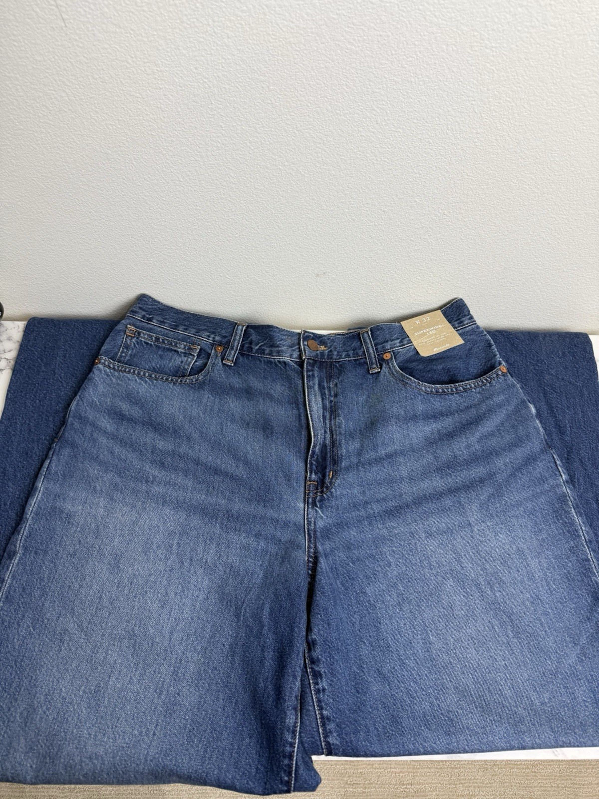 MADEWELL High Rise Superwide-leg Jeans Women\'s Size 32 X 32