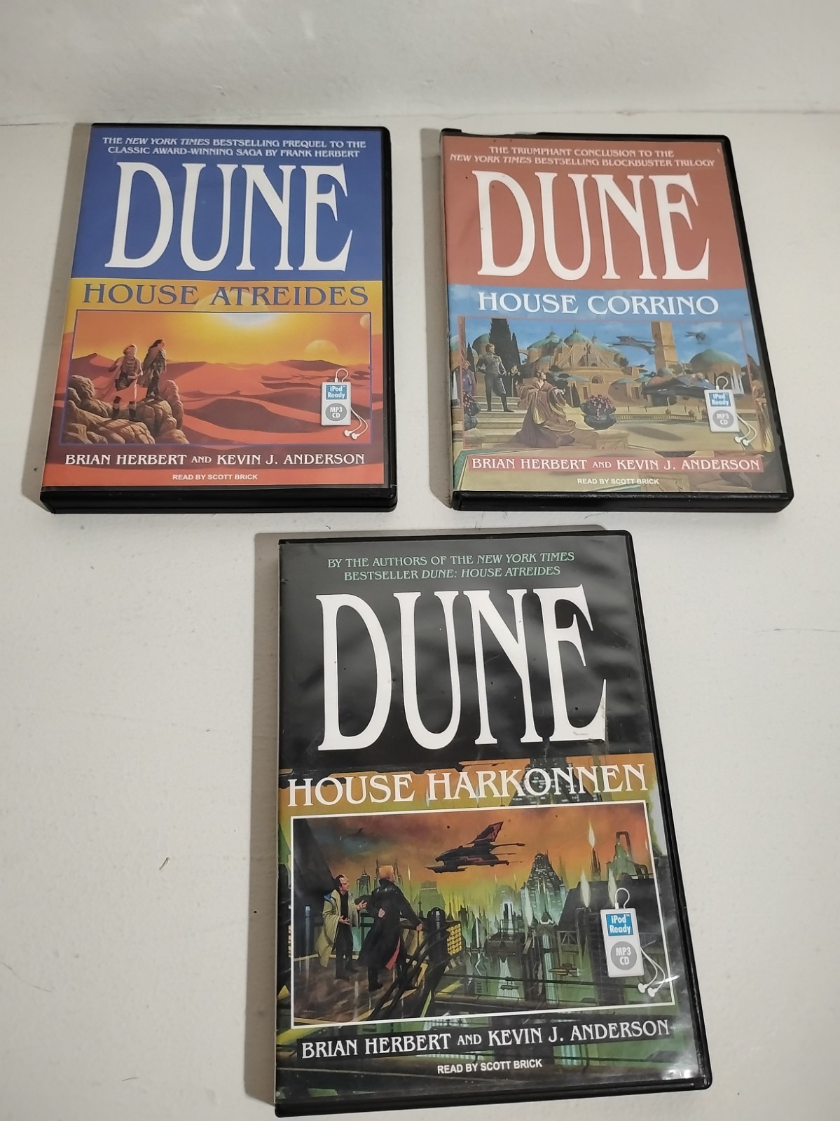 DUNE House Corrino House Atreides 3 Audio MP3 CDs Brian Herbert &Kevin Anderson DUNE House Corrino House Atreides 3 Audio MP3 CDs Brian Herbert &Kevin Anderson