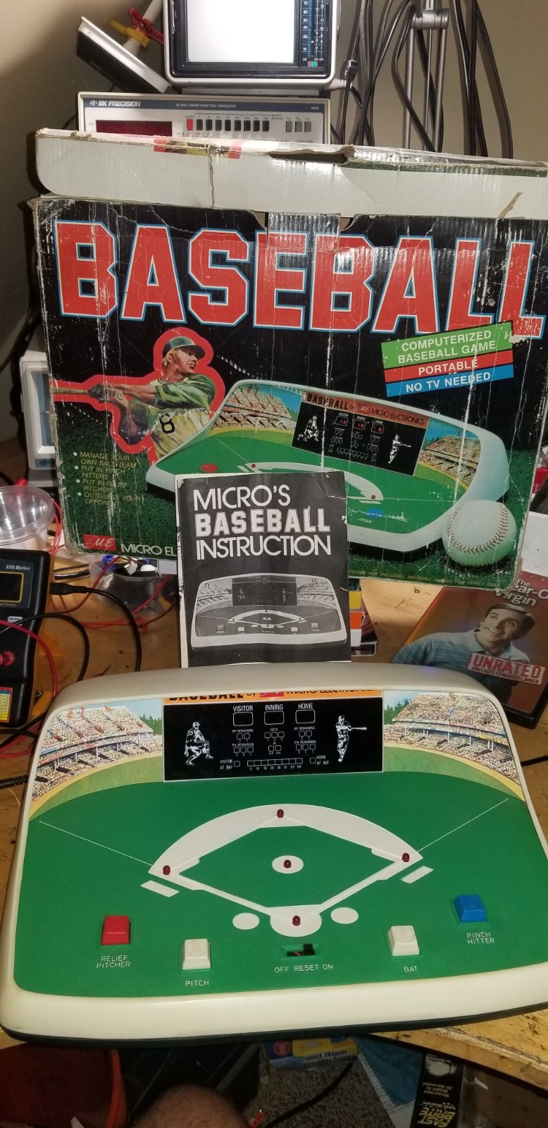 Vintage Micro Electronics Baseball Tabletop Electronic Game circa 1976 WORKS Vintage Micro Electronics Baseball Tabletop Electronic Game circa 1976 WORKS