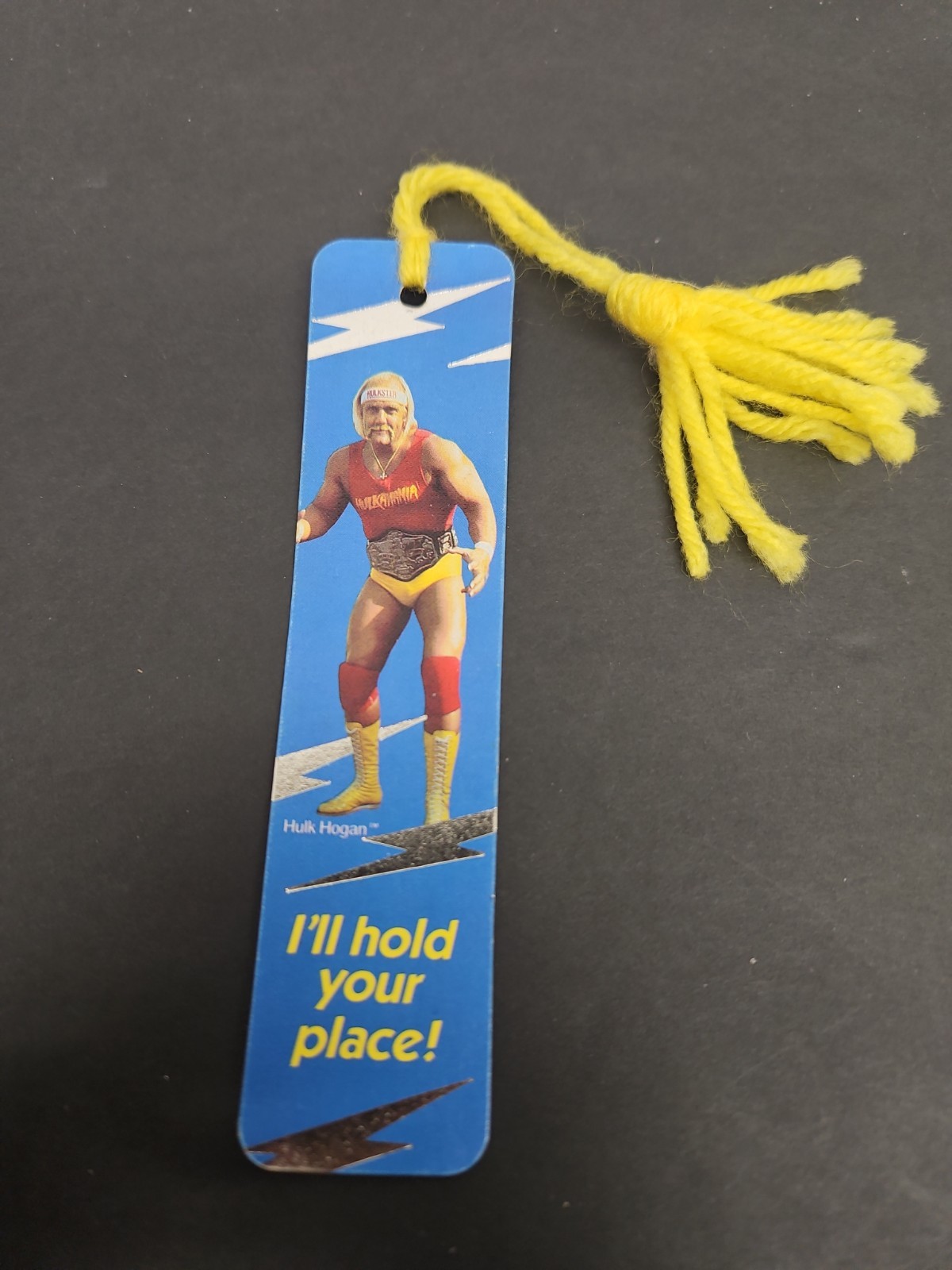 VINTAGE 1985 WWF Hulk Hogan Bookmark WWE RETRO Place Holder WWE WCW Titan Sports VINTAGE 1985 WWF Hulk Hogan Bookmark WWE RETRO Place Holder WWE WCW Titan Sports