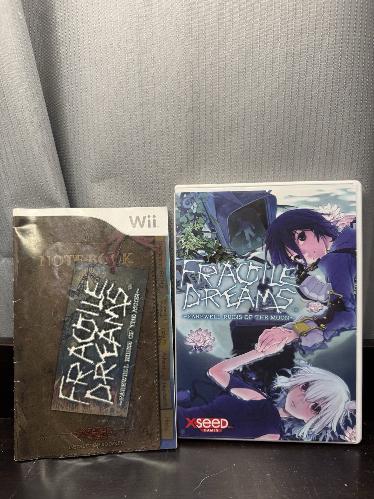 Fragile Dreams: Farewell Ruins of the Moon (Nintendo Wii) Case and manual Fragile Dreams: Farewell Ruins of the Moon (Nintendo Wii) Case and manual