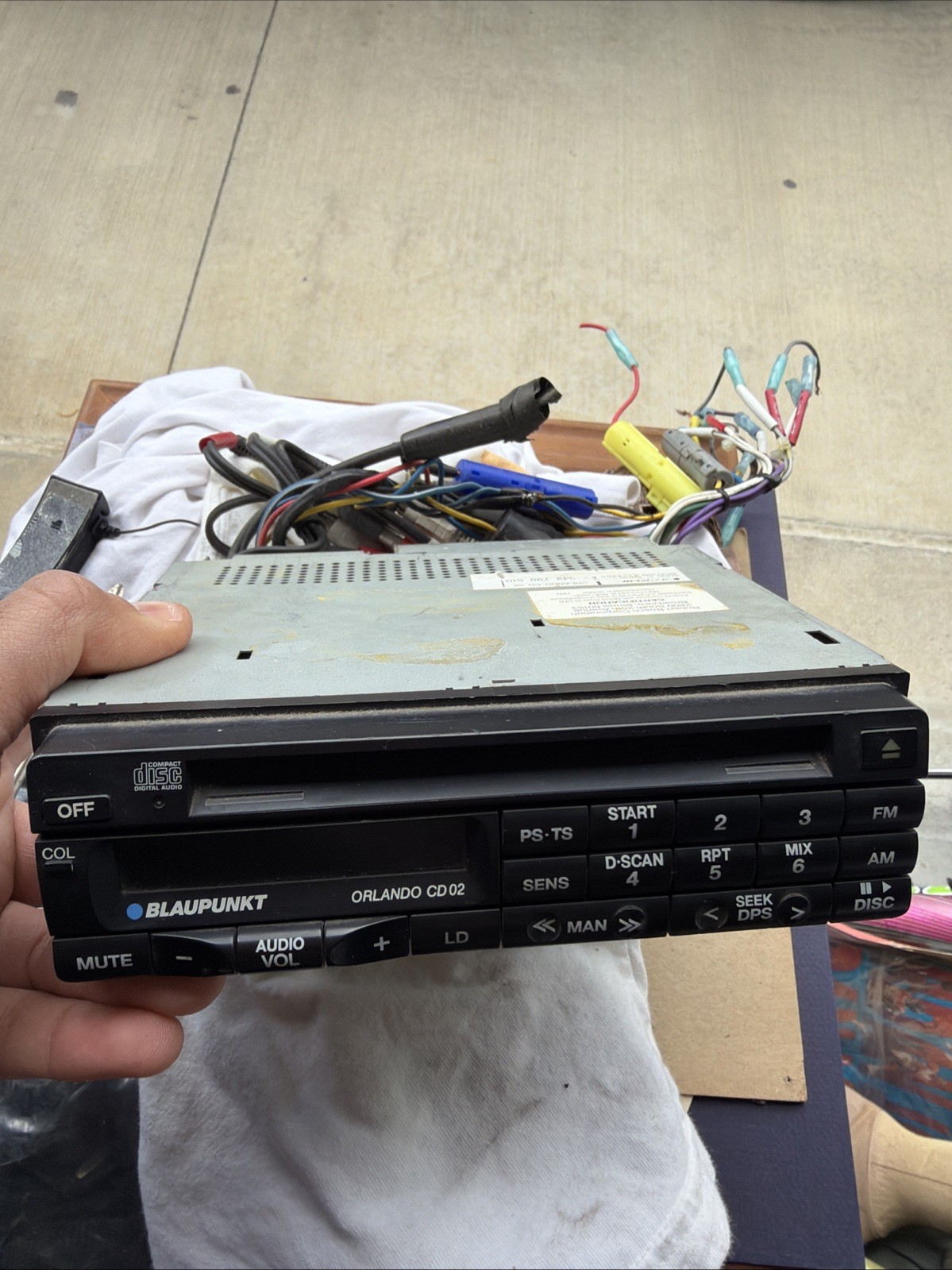Vintage 1991 Blaupunkt Orlando CD 02 Car Stereo Radio Porsche BMW E30 Porsche Vintage 1991 Blaupunkt Orlando CD 02 Car Stereo Radio Porsche BMW E30 Porsche