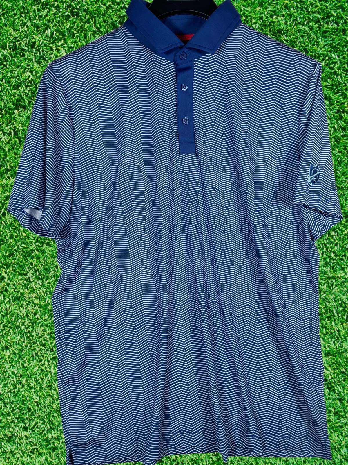 Redvanly Clyde Golf Polo Men’s Large Blue Limited Edition Quarry Club