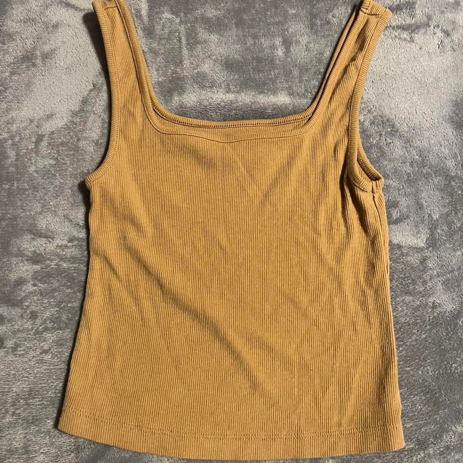 Old-navy Women\'s Tan and Yellow Vest Old-navy Women\'s Tan and Yellow Vest