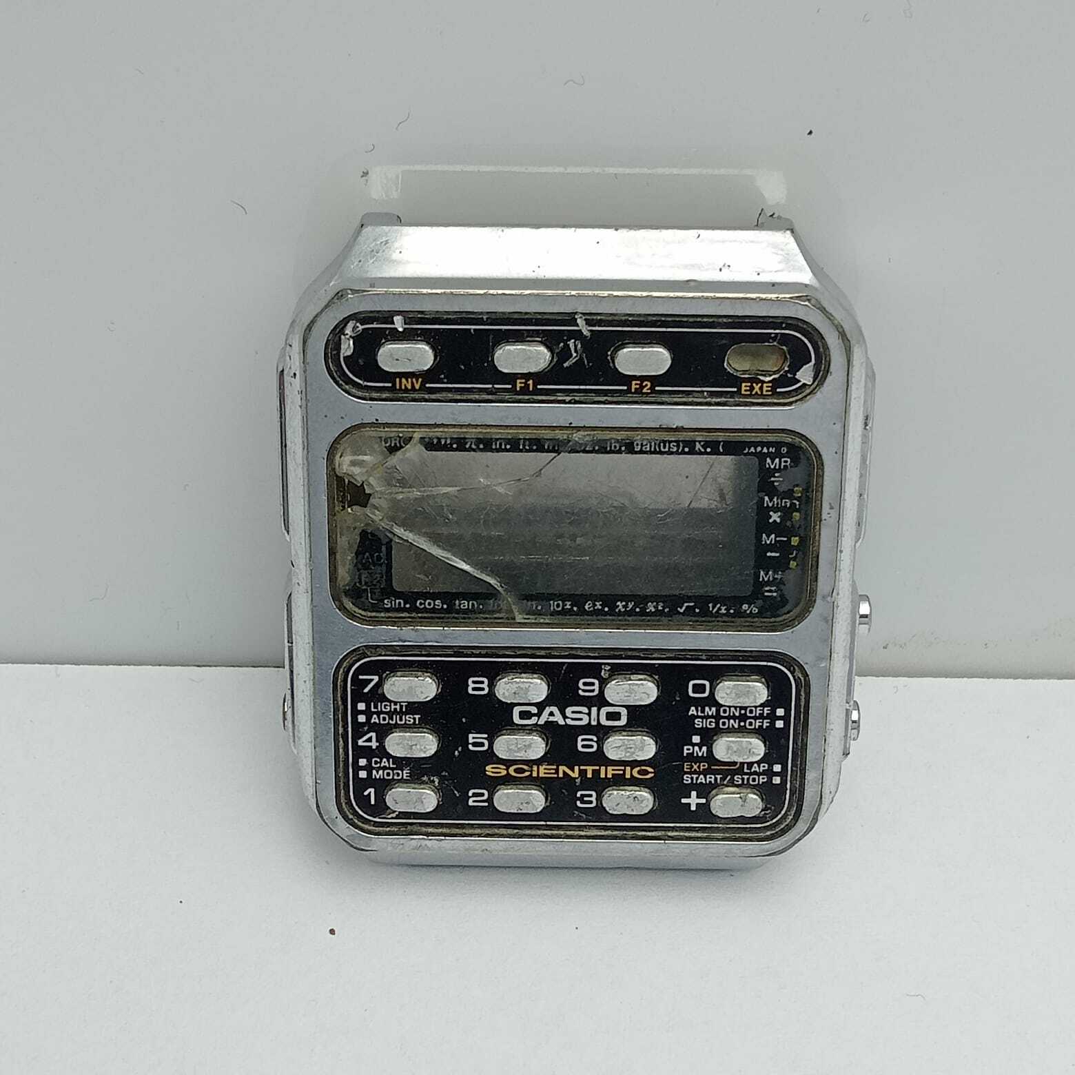 Casio Calculator CFX-200 Digital 197 Vintage Men’s Watch Case For Parts BRQ54ARL