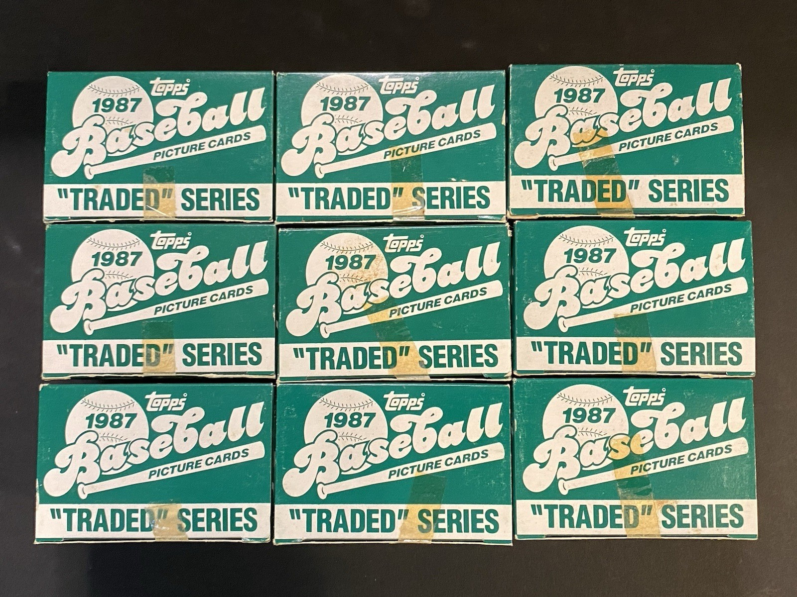 One Unopened 1987 Topps Traded Baseball Complete Set - Greg Maddux XRC