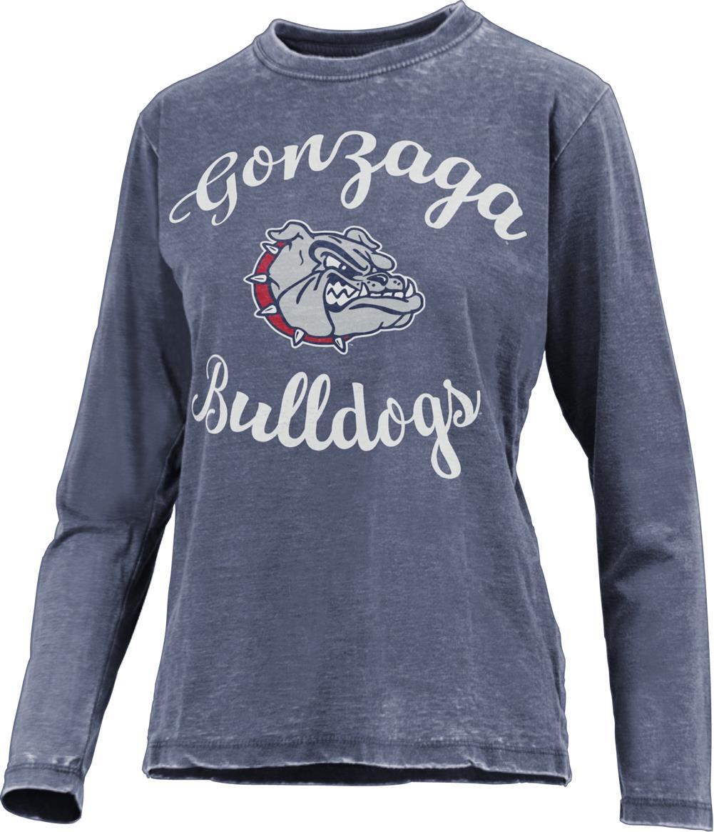 Women\'s Gonzaga University Bulldogs Long Sleeve Tee Vintage LS TShirt