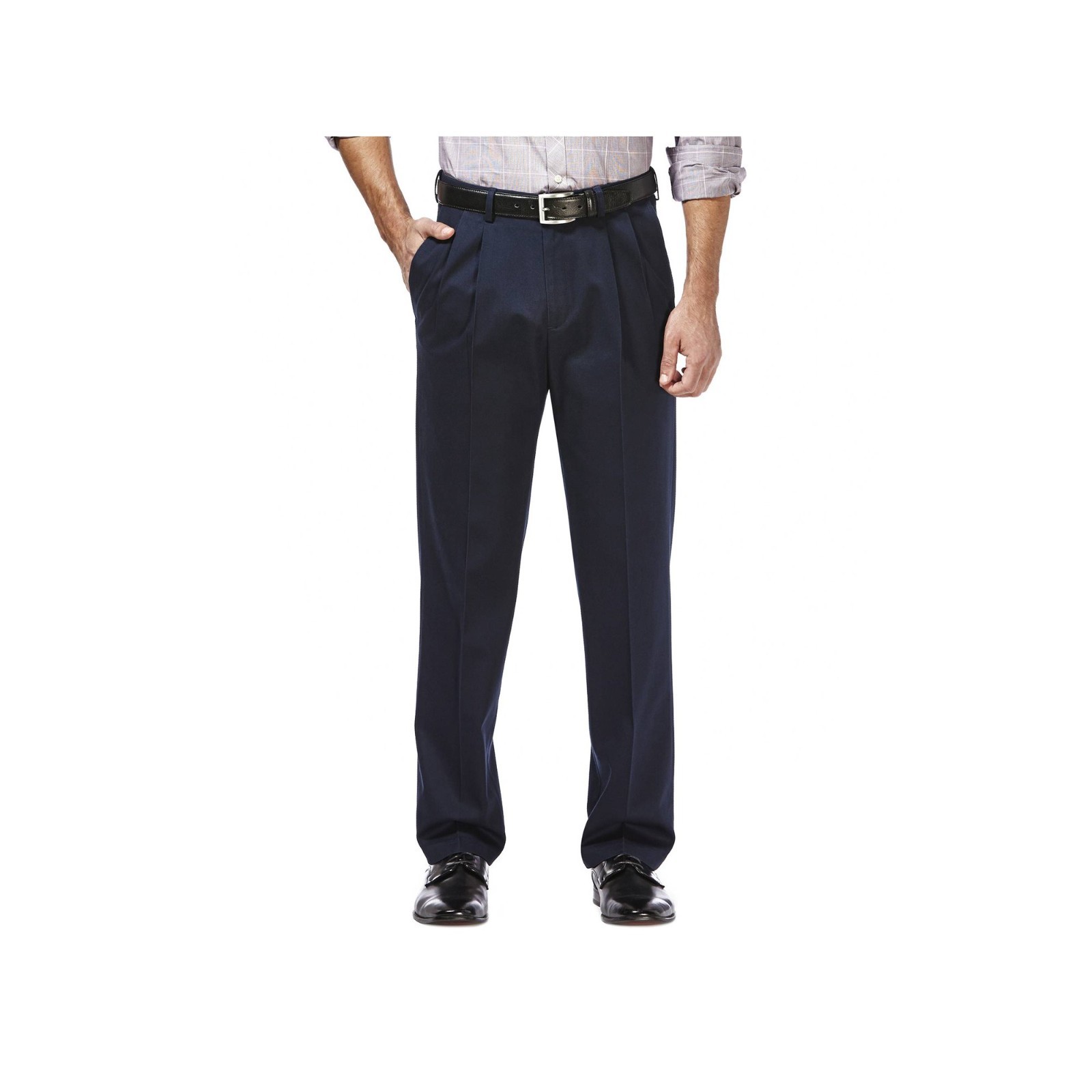 $70 Haggar Men’s Navy Premium Khaki Classic Fit Pleated Pants 32 X 30 pau2826a $70 Haggar Men’s Navy Premium Khaki Classic Fit Pleated Pants 32 X 30 pau2826a
