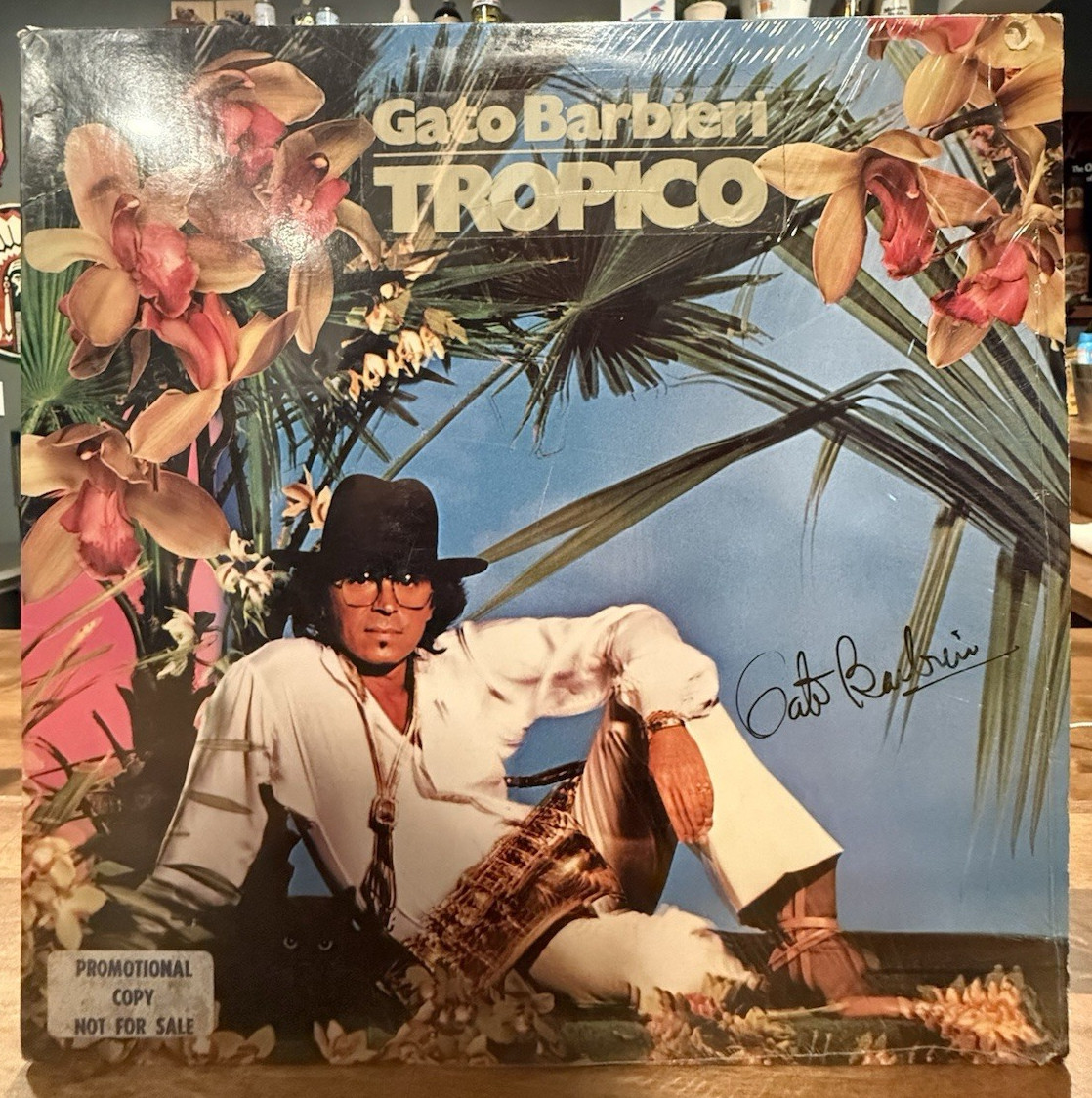 Gato Barbieri Tropico Promo LP SP-4710 VG+ In Shrink A&M Jazz Fusion