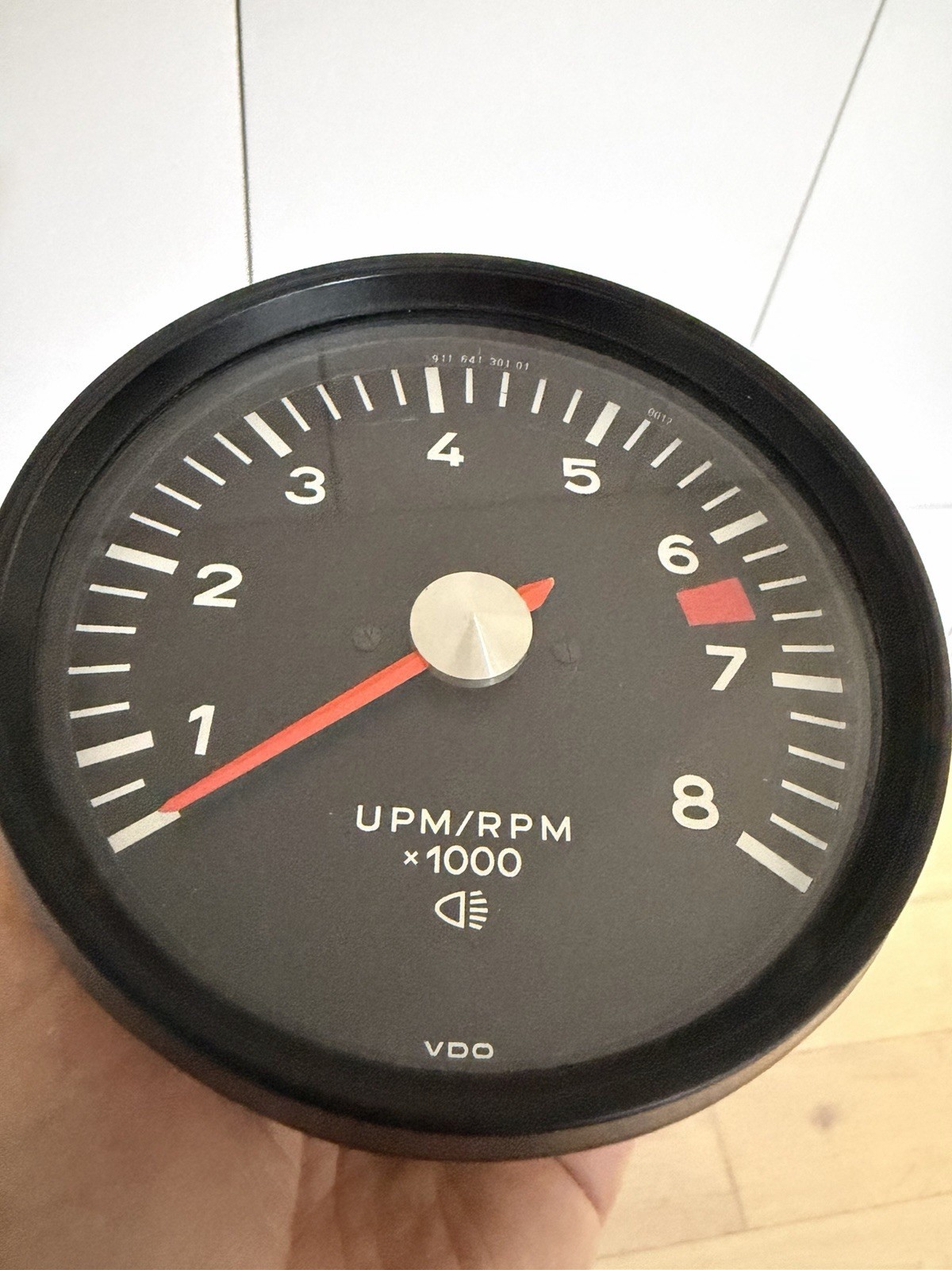 Porsche 911 Tachometer date stamped 6/72  91164130101