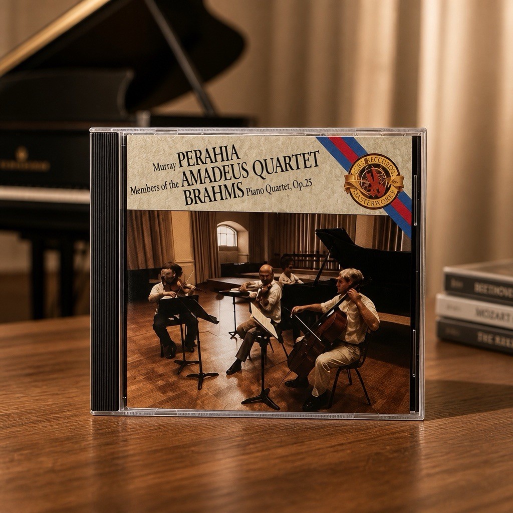 Brahms Piano Quartet Op. 25 CD Murray Perahia Amadeus Quartet